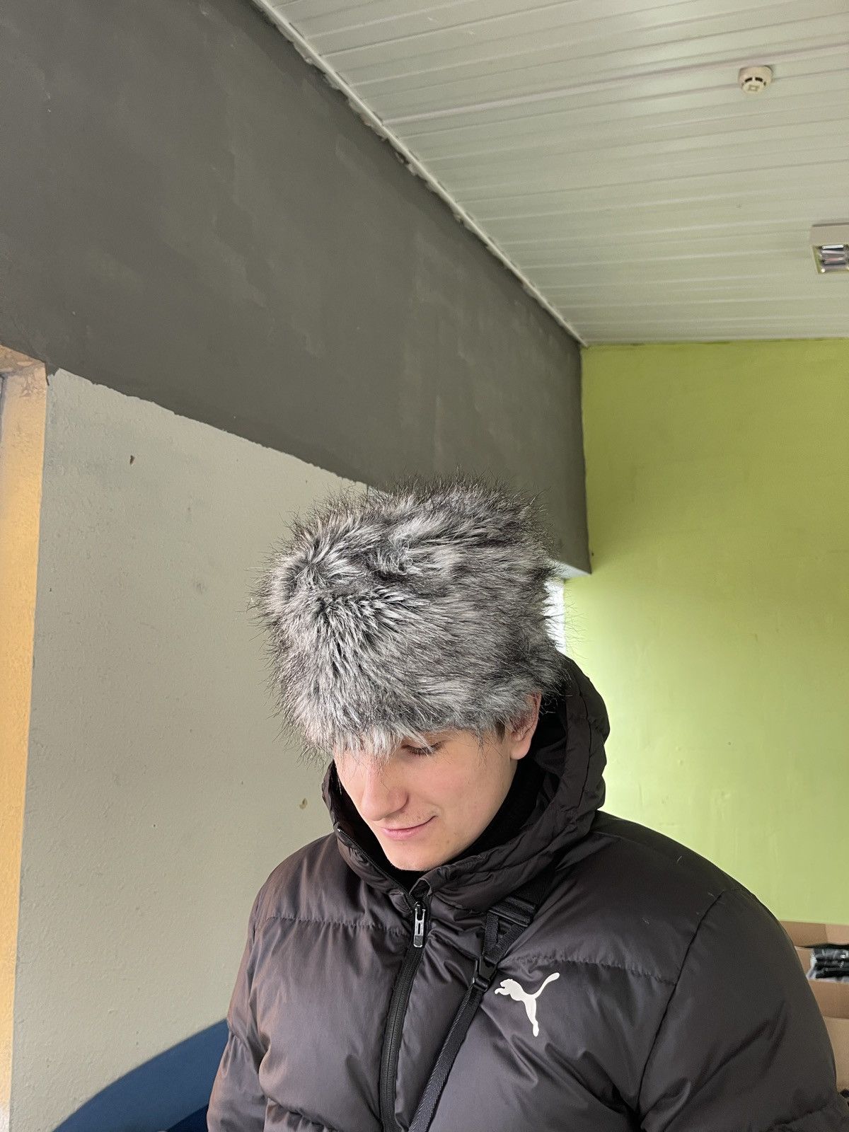 Japanese Brand Fashion Fluffy Fur Hat Size ONE SIZE - 3 Thumbnail