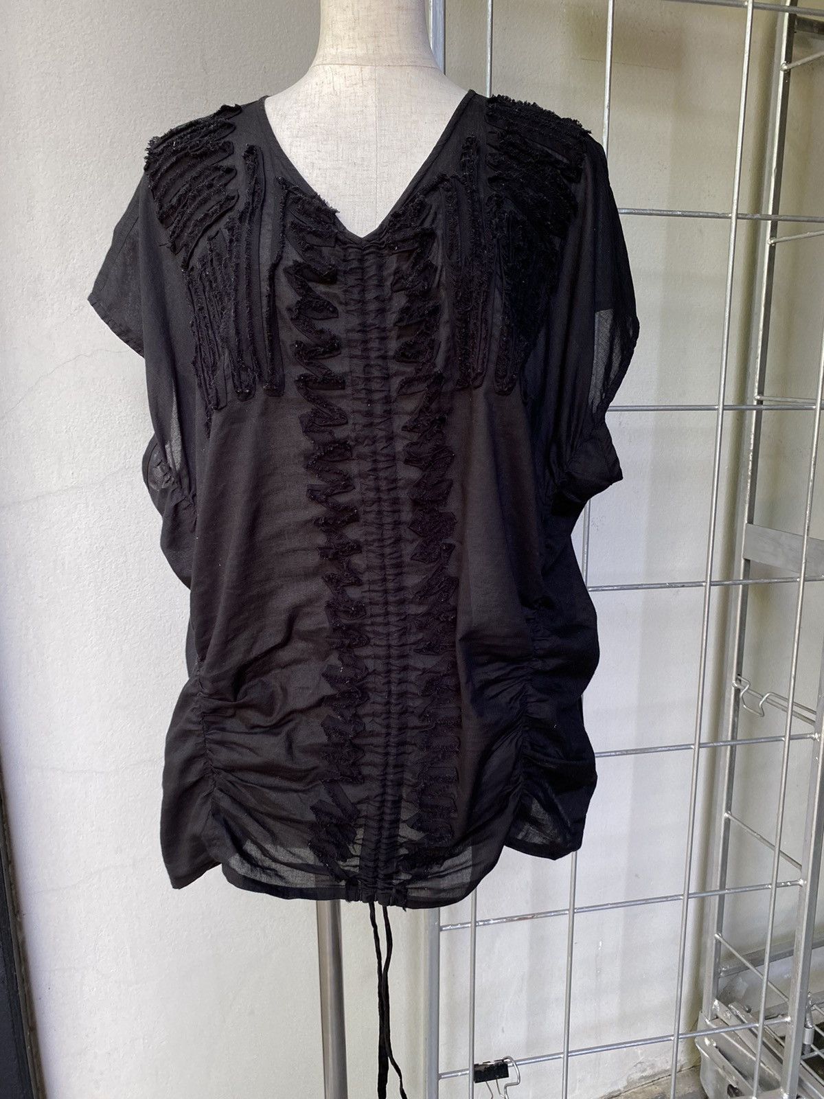Zucca Zucca black blouse Size M / US 6-8 / IT 42-44 - 2 Thumbnail