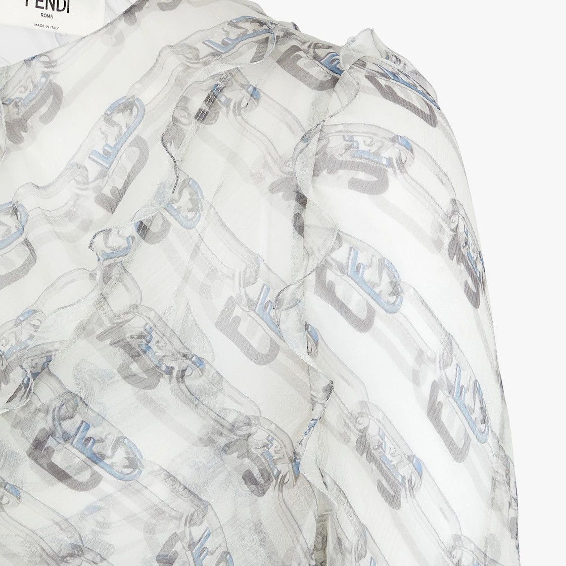 Fendi o1y0925 Patterned Shirt in Multicolor Size S / US 4 / IT 40 - 3 Thumbnail