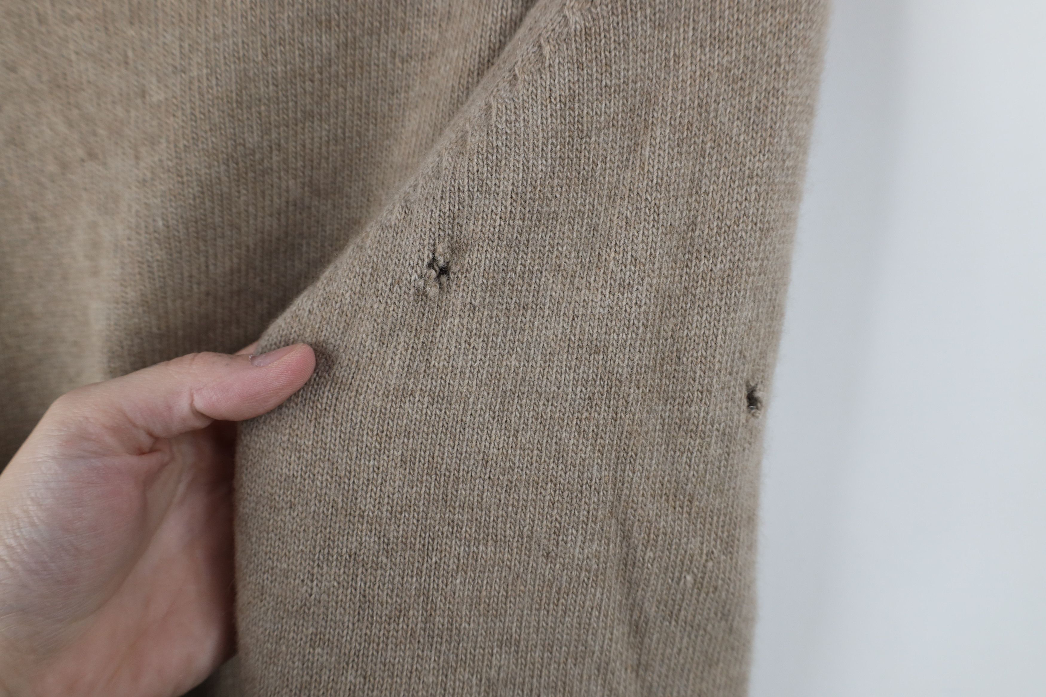Vintage Vintage 80s 90s Streetwear Blank Soft Cashmere Knit Sweater Size US L / EU 52-54 / 3 - 9 Thumbnail