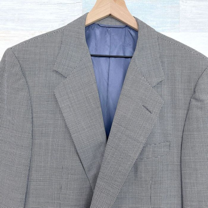 Hickey Freeman Hickey Freeman Wool Boardroom Sport Coat Gray 41L FLAW ...