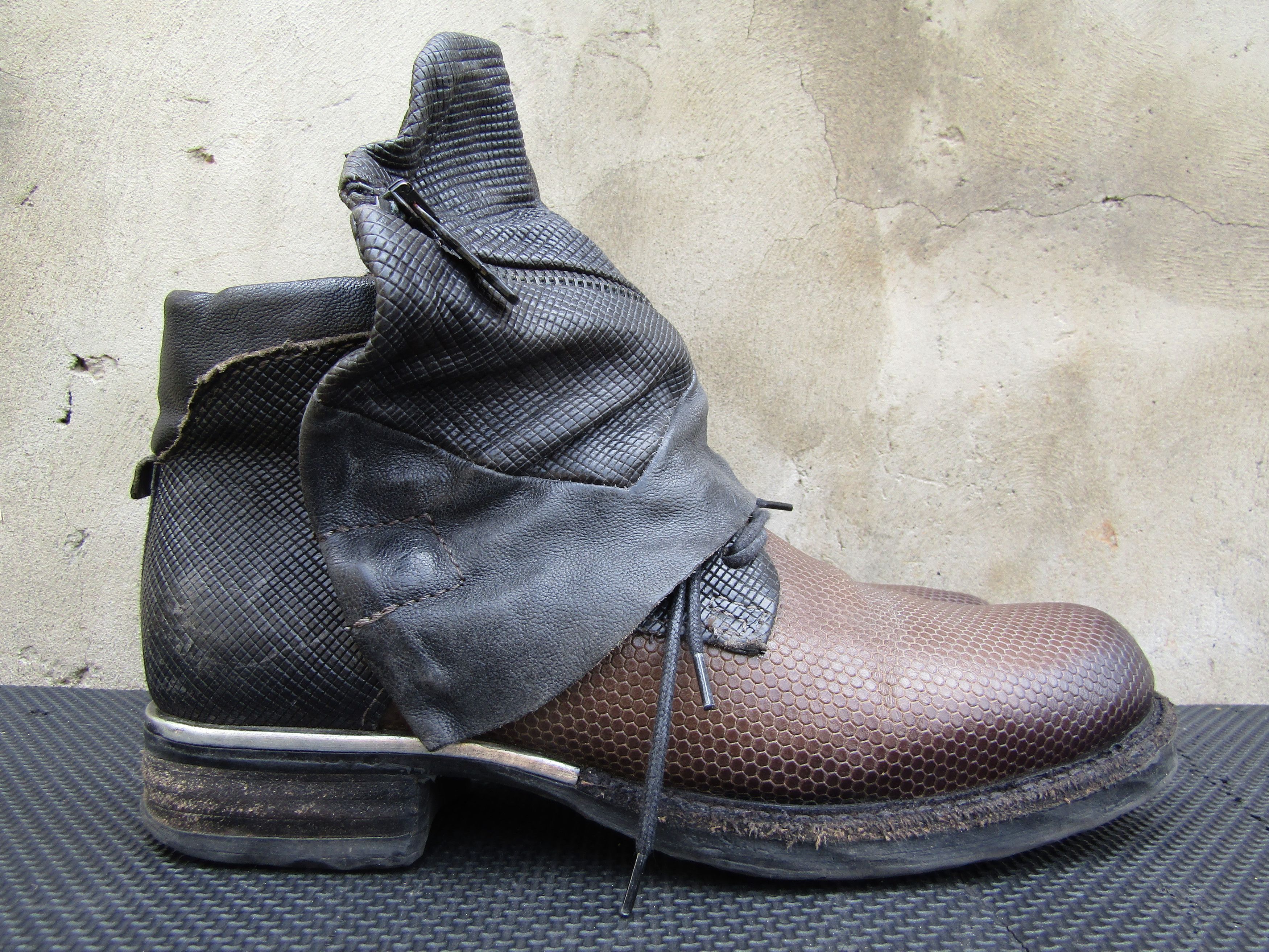 A.S.98 A.S.98 Airstep Buckle Leather Zip Biker brown Leather Size US 9.5 / IT 39.5 - 6 Thumbnail