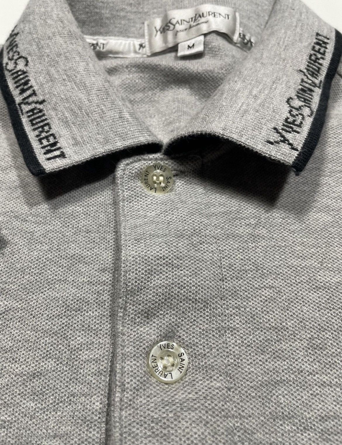 Yves Saint Laurent Vintage Yves Saint Laurent Polo shirt embroidery Size US M / EU 48-50 / 2 - 12 Thumbnail