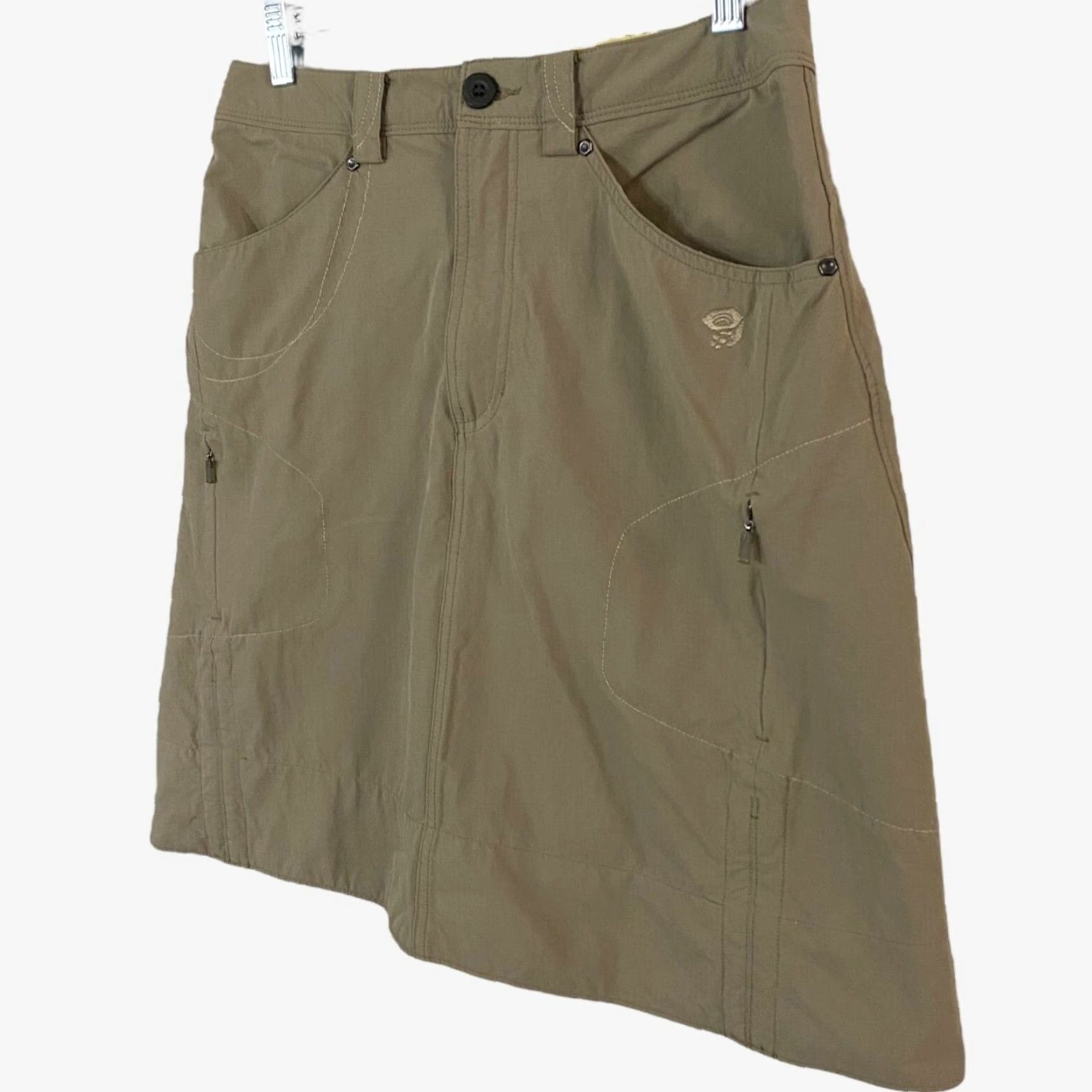 Mountain Hardwear MOUNTAIN HARDWEAR La Strada Travel Skirt Women's 6 Brown Stretch Outdoor Hiking Cargo All Seasons Size 28" / US 6 / IT 42 - 3 Thumbnail