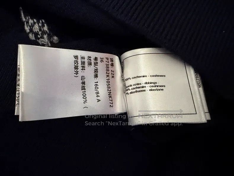 Chanel Chanel Blue floral polo knitwear Size XS / US 0-2 / IT 36-38 - 6 Thumbnail