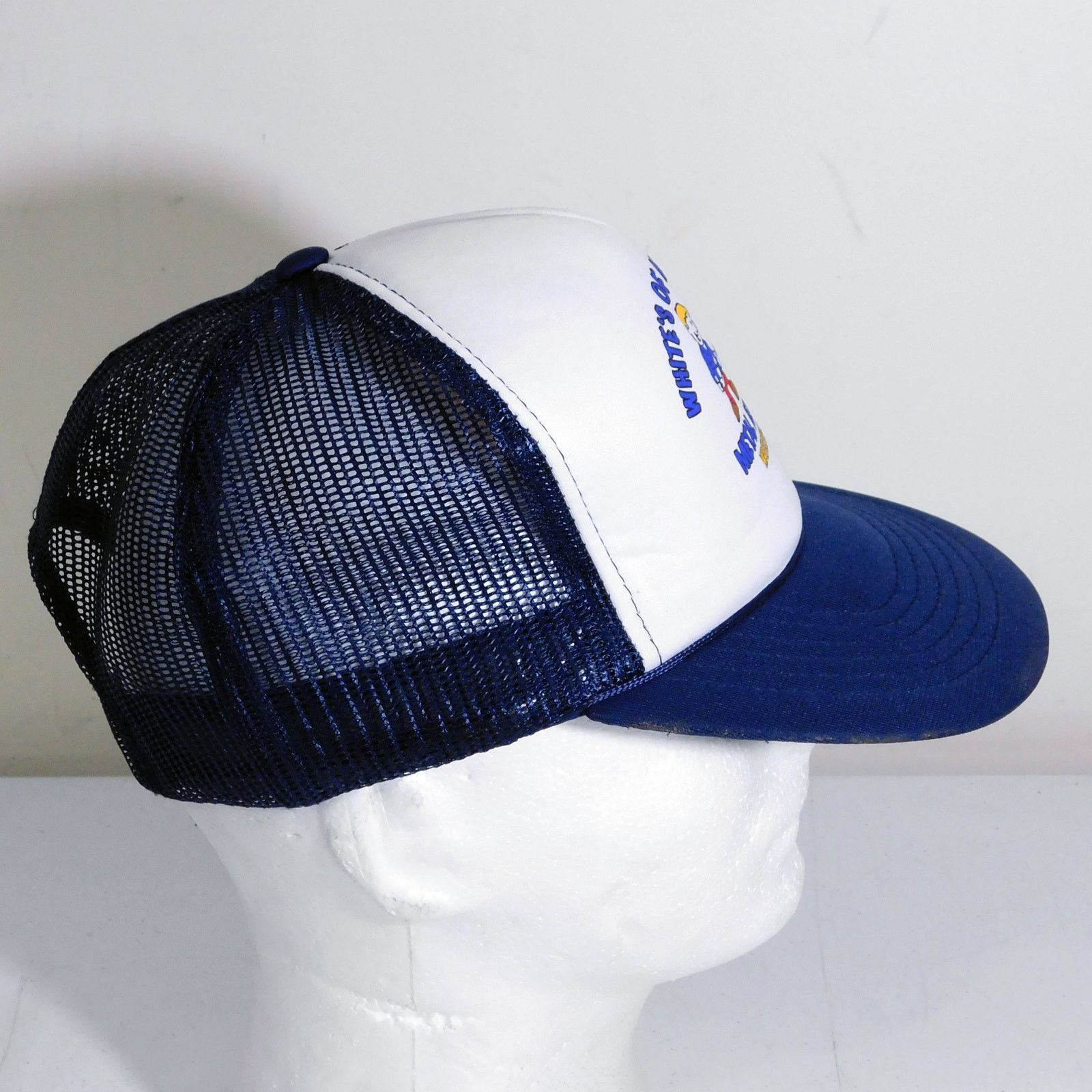 Yupong White's New England Metal Detectors Trucker Hat Watertown MA Size ONE SIZE - 3 Thumbnail