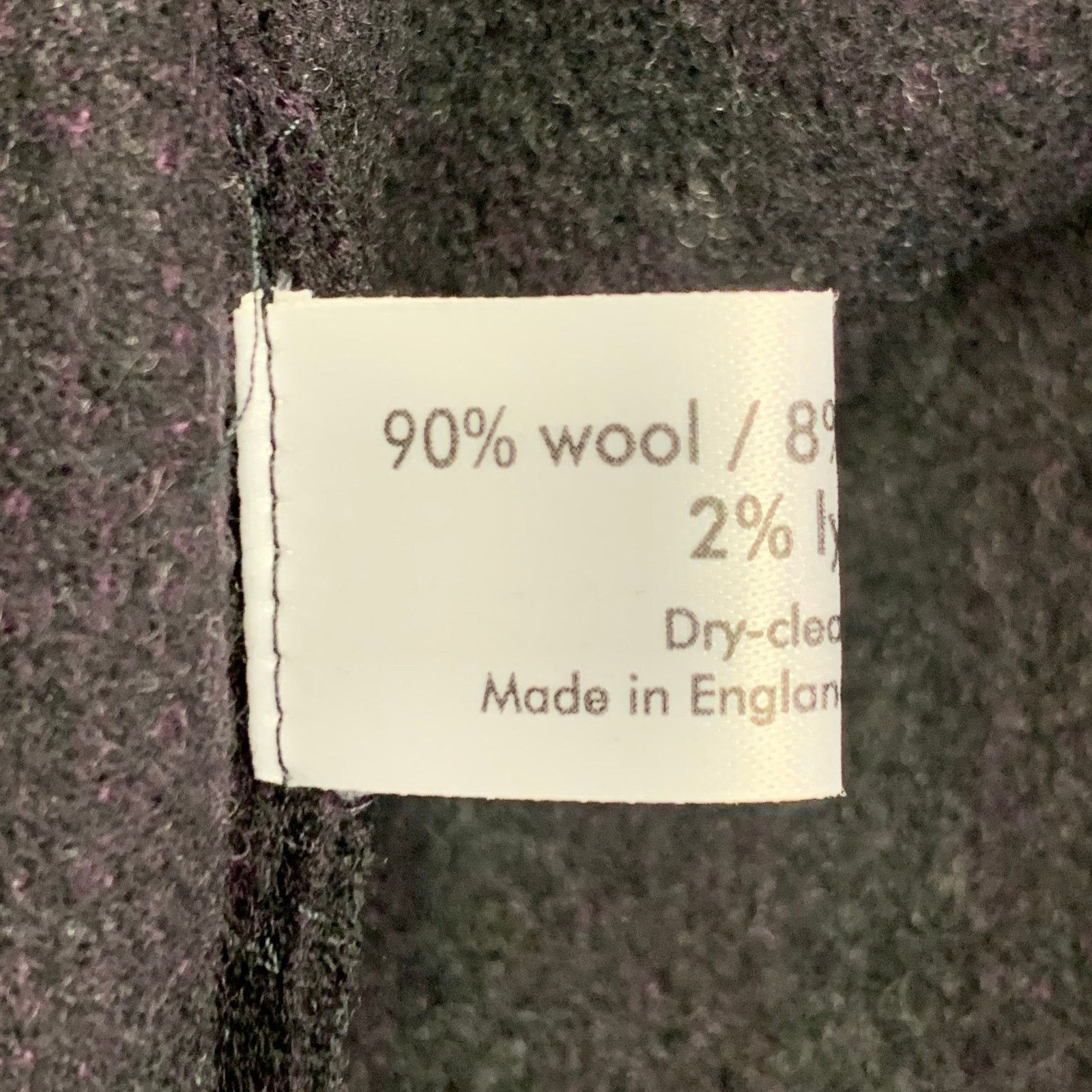 eskandar ESKANDAR Brown Purple Wool Cashmere Ribbed Open Front Vest Size L / US 10 / IT 46 - 5 Thumbnail