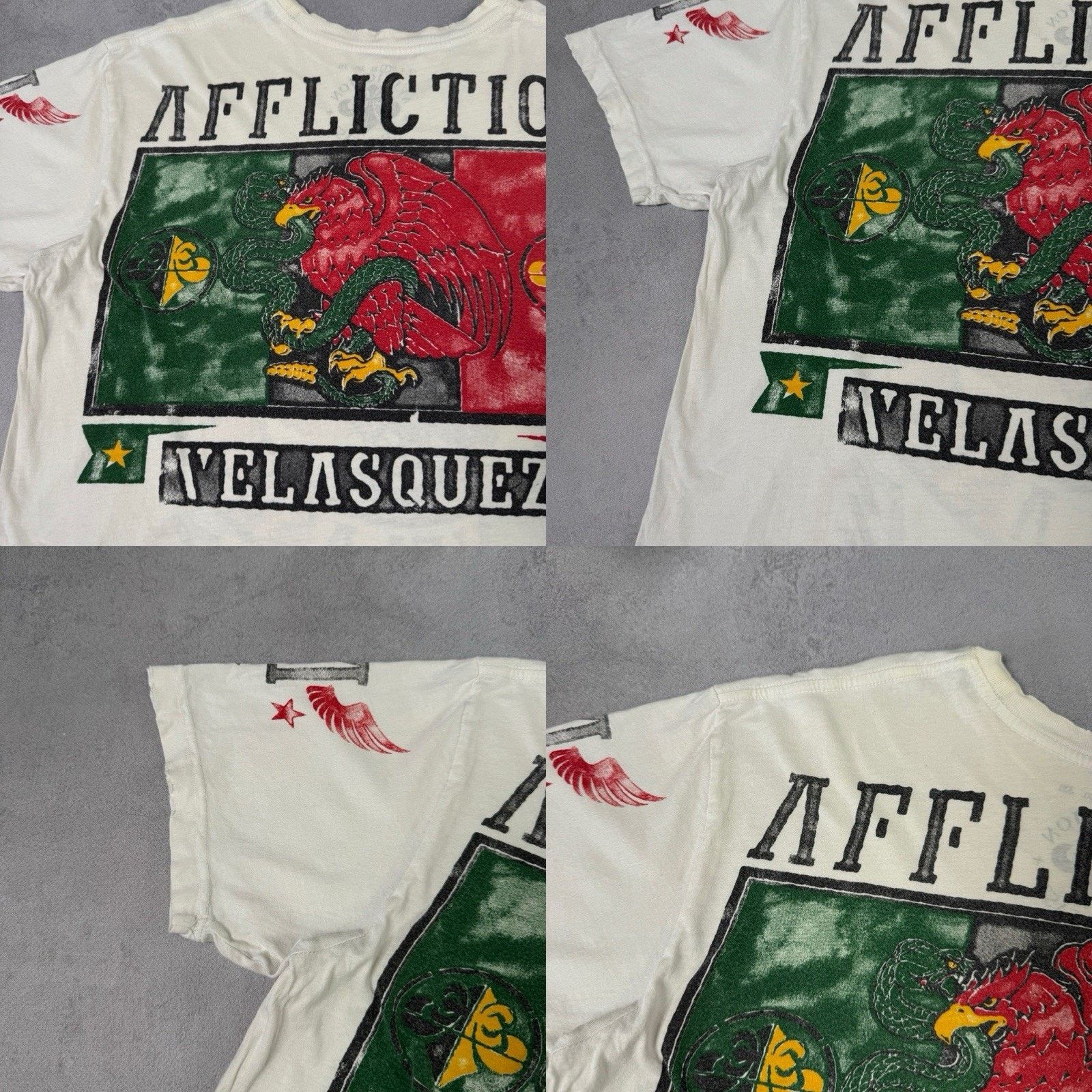 Affliction Affliction Big Logo Men T Shirt White Size L Size US L / EU 52-54 / 3 - 24 Thumbnail