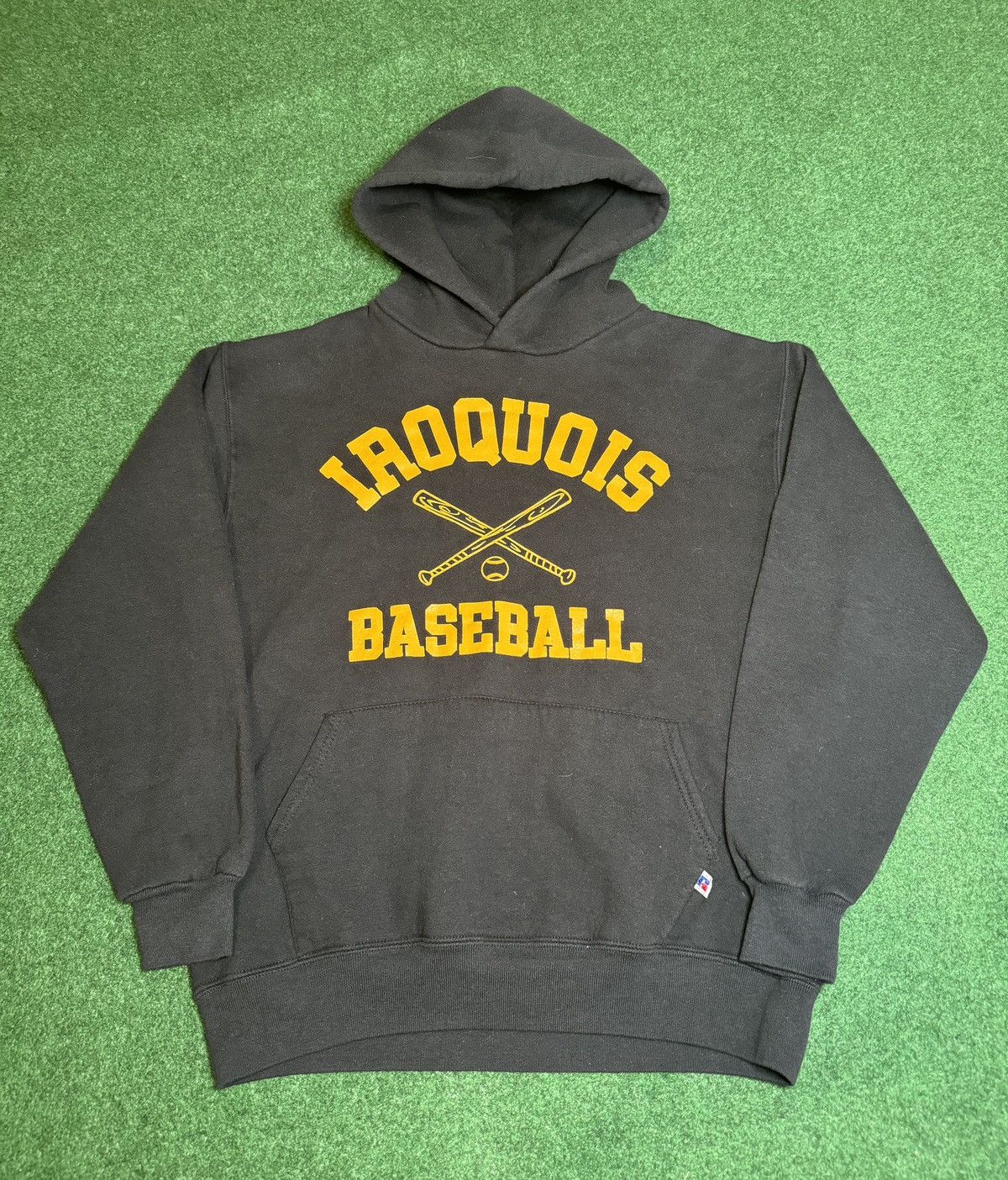 Russell Athletic × Vintage Vintage 90s Russell Atheltic Iroquois Baseball Sweatshirt Size US L / EU 52-54 / 3 - 1 Thumbnail