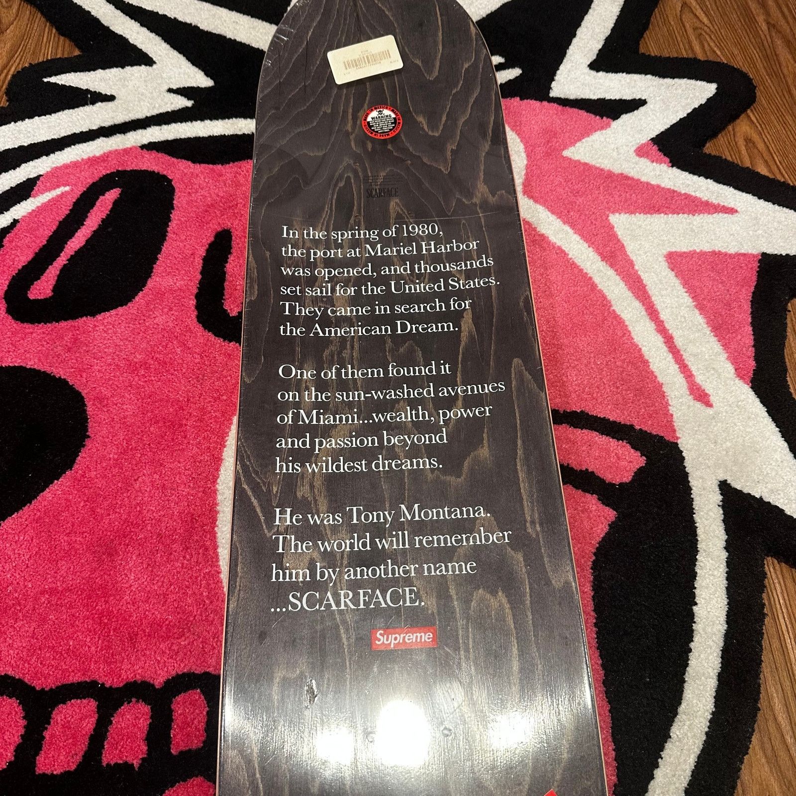 Supreme Supreme Scarface Split Skateboard Deck – Multi – New Size ONE SIZE - 3 Thumbnail