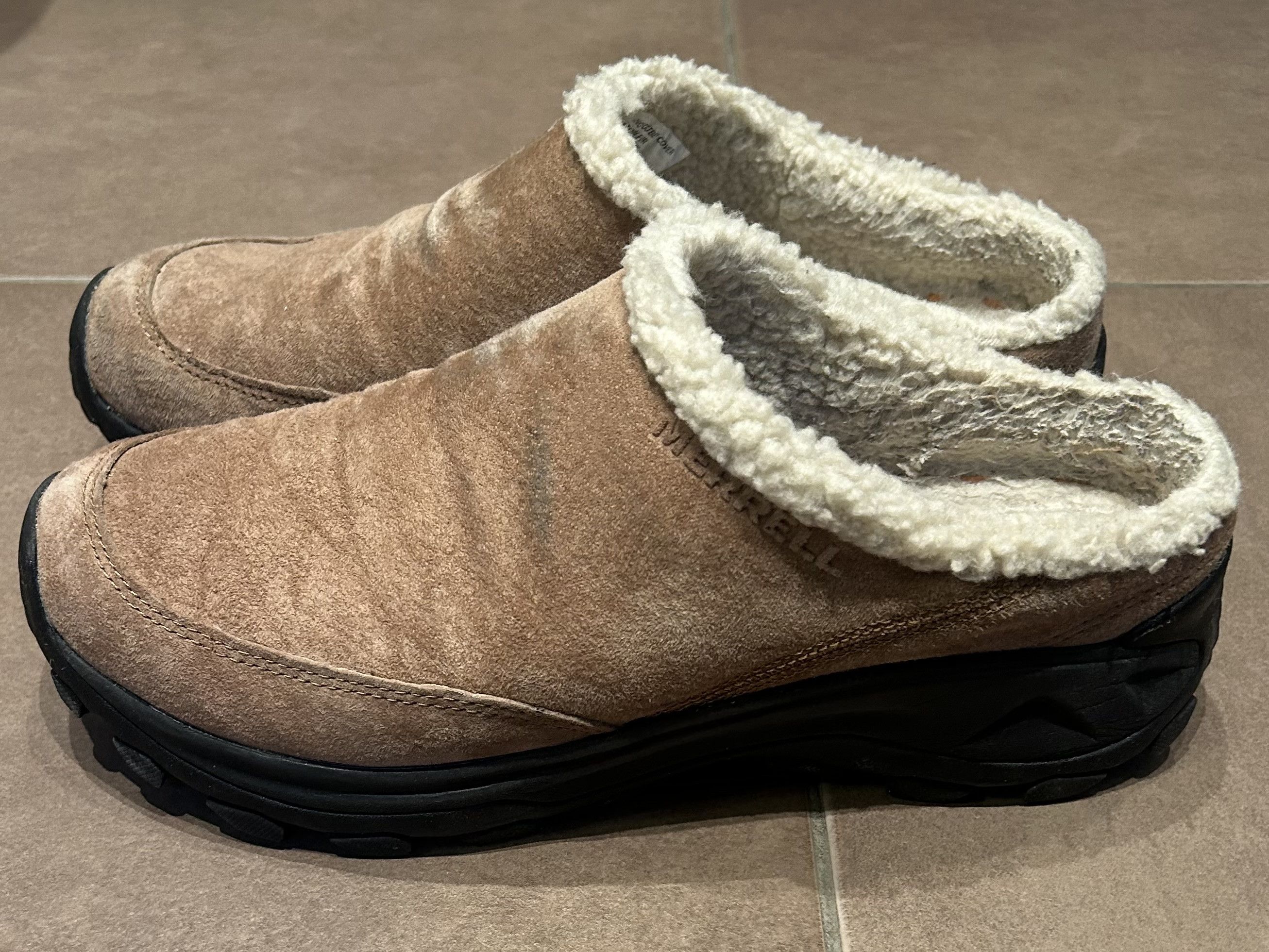 Merrell Merrell Lambskin Shearling Slides Size US 10.5 / EU 43-44 - 5 Thumbnail
