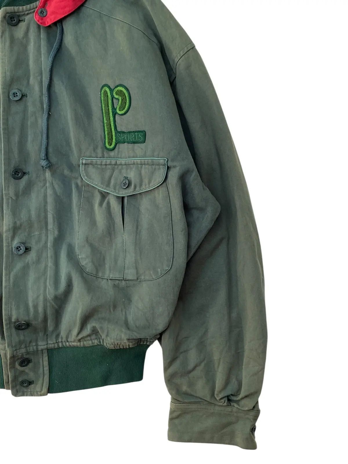Vintage PAPAS Vtg Sport Jacket Bigo ( Sun Faded ) Size US L / EU 52-54 / 3 - 6 Thumbnail