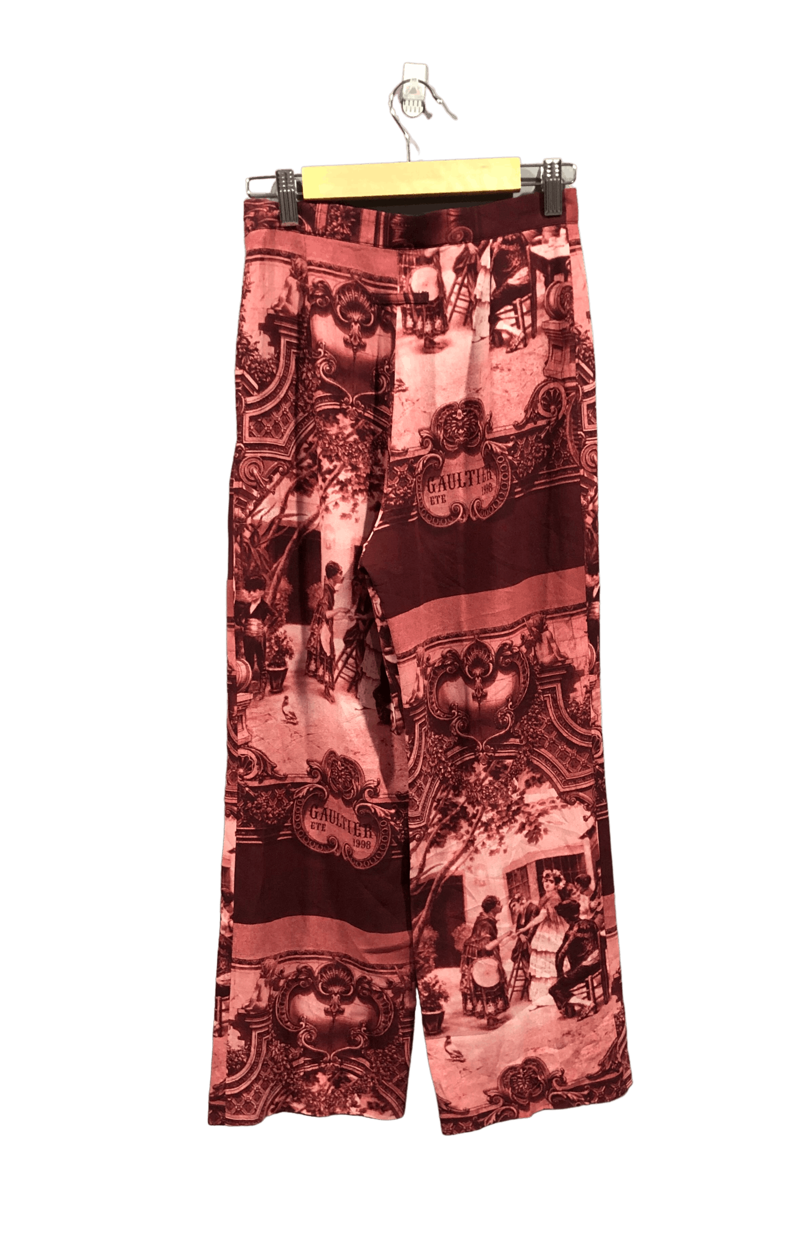 Jean Paul Gaultier Vintage Jean Paul Gaultier SS 1998 Frida Kahlo Printed Pants Size 25" / US 0 / IT 36 - 2 Thumbnail