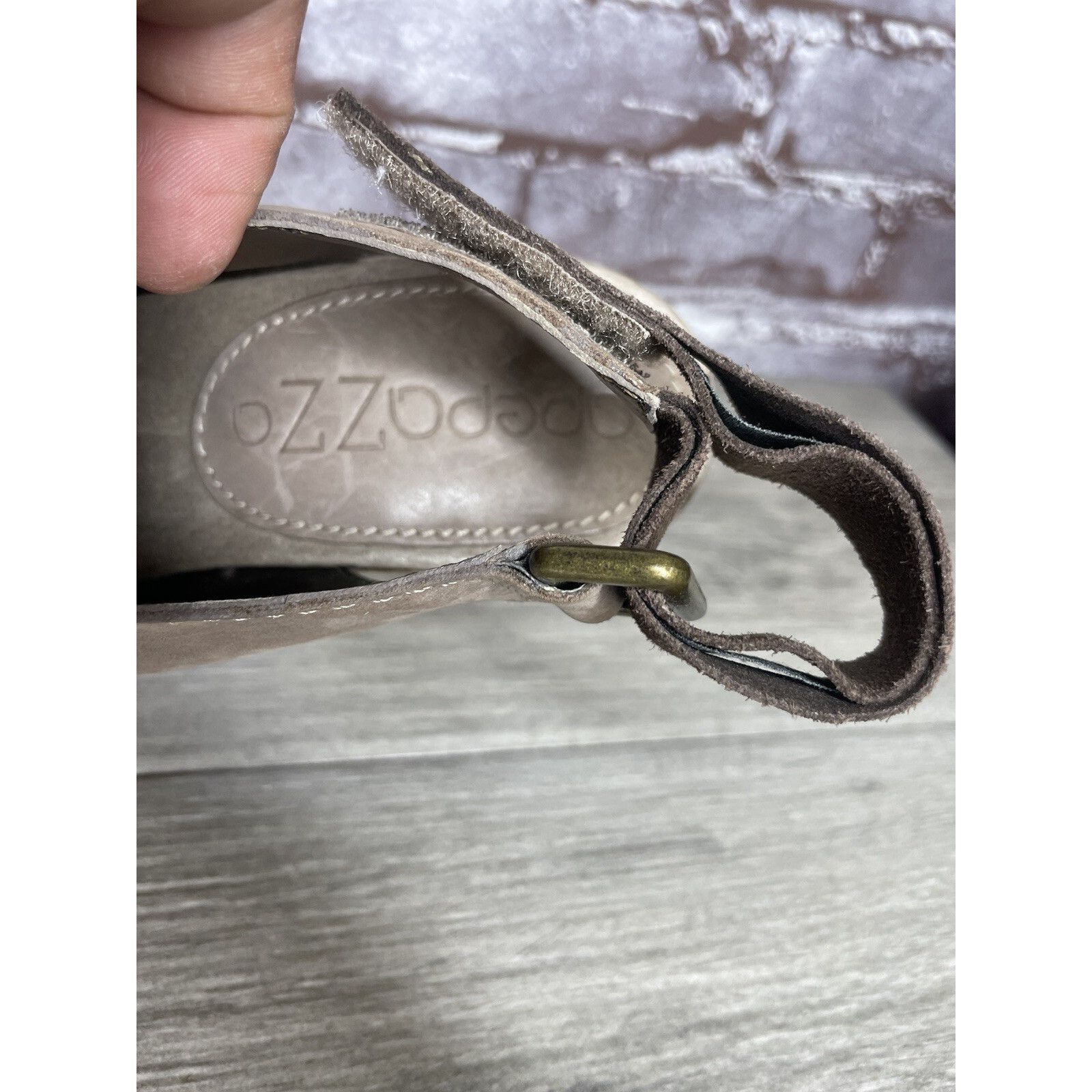 Other Apepazza Parma Brown Taupe Leather Peep Toe Heeed Booties Wo Size US 7.5 / IT 37.5 - 14 Thumbnail
