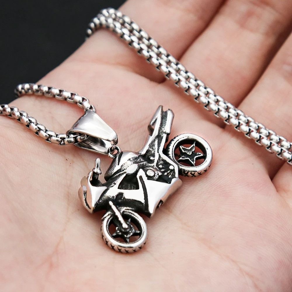 Other Vintage Motorcycle Necklace Size ONE SIZE - 1 Thumbnail