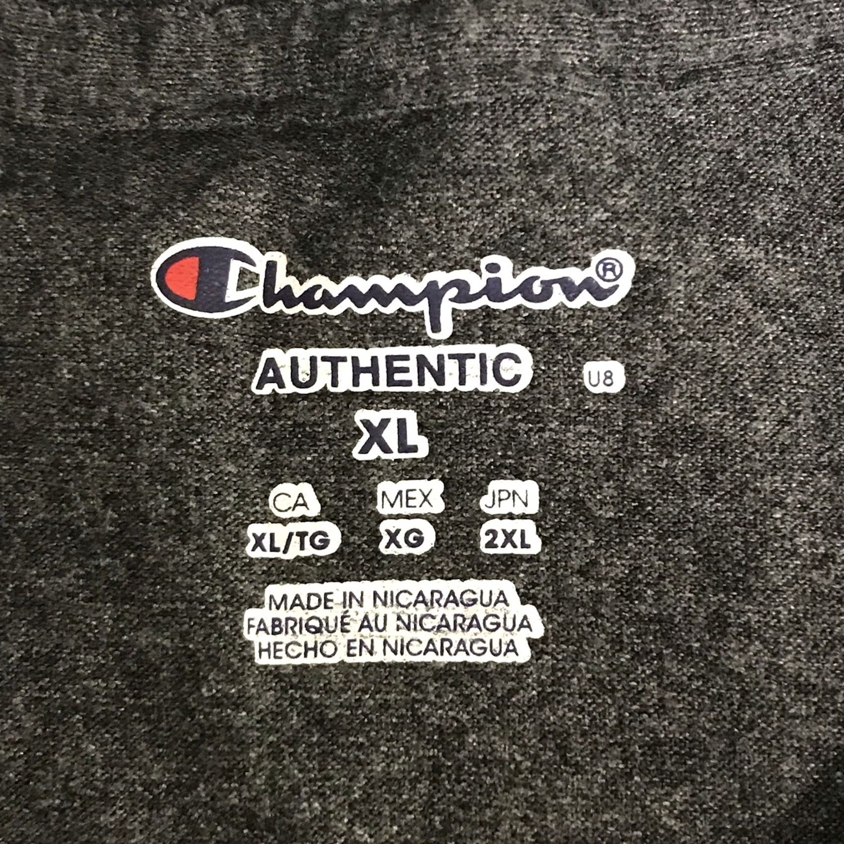 Champion Champion University of Notre Dame Golf Graphic T-Shirt Heather Gray XL Unisex Adults Short Sleeve Crew Neck Cotton Blend Size XL / US 12-14 / IT 48-50 - 2 Thumbnail