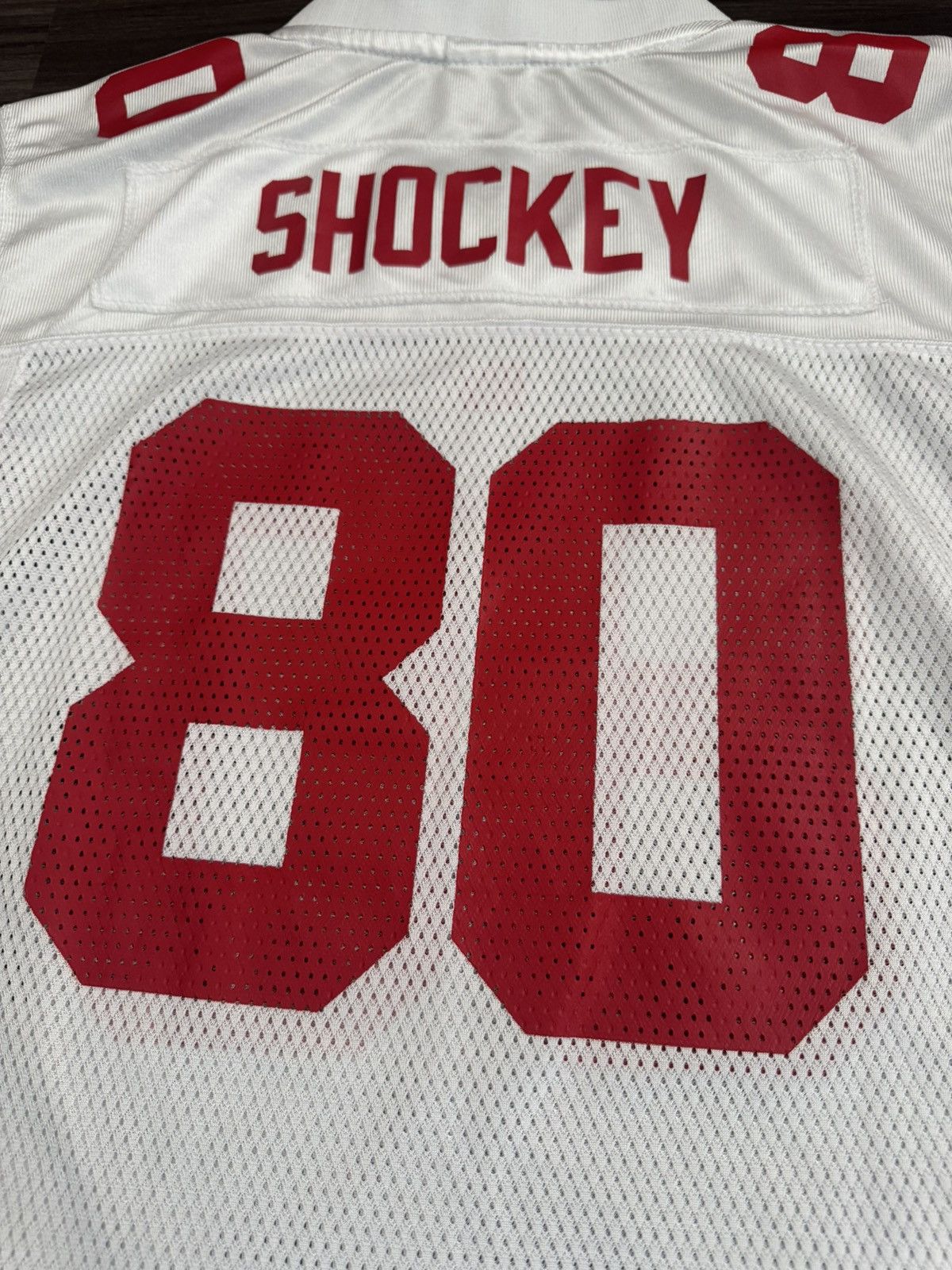 Reebok YOUTH Jeremy Shockey #80 New York Giants Jersey 14-16 Size US L / EU 52-54 / 3 - 7 Thumbnail