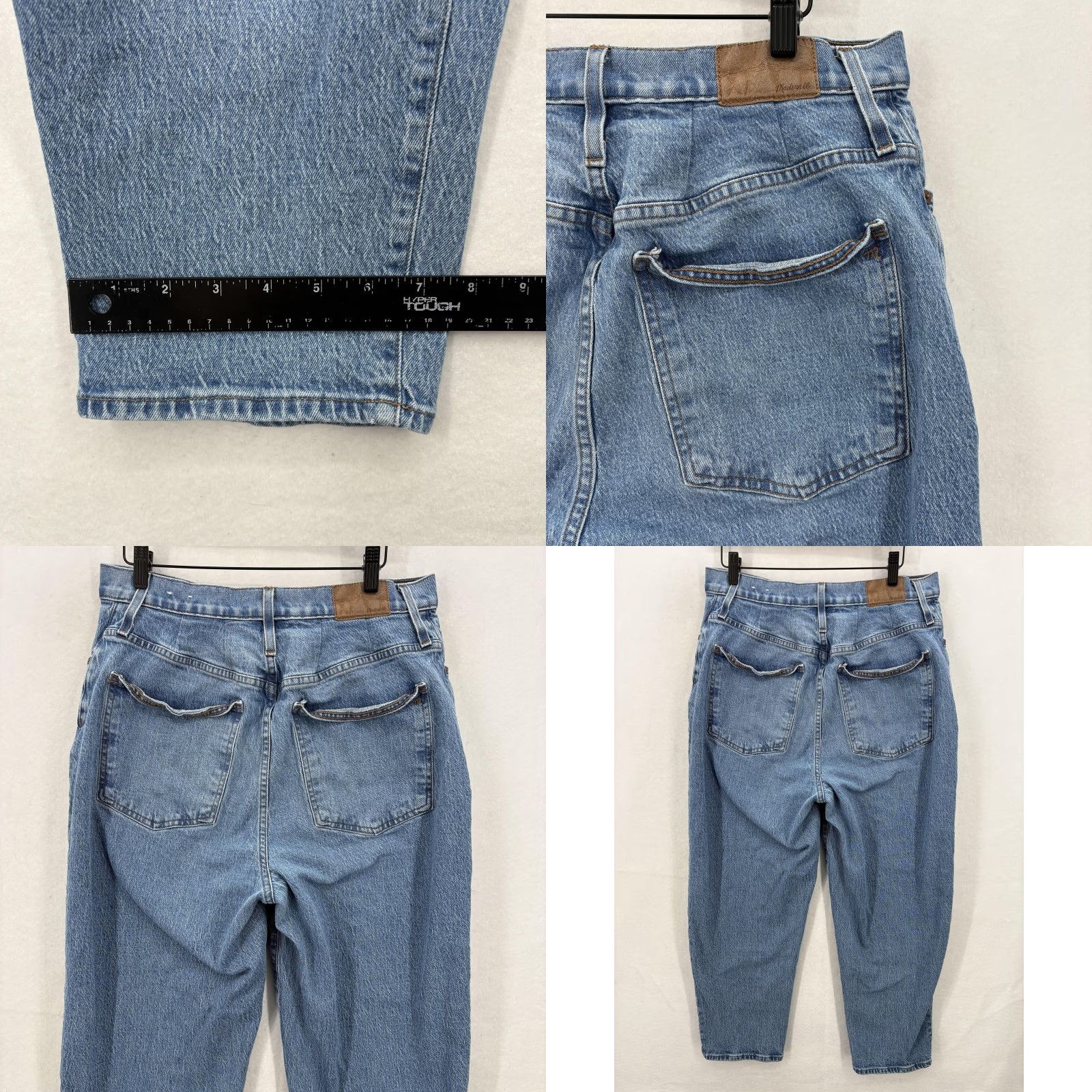 Madewell VINTAGE Madewell Balloon Jeans Womens 32 Blue High Rise Relaxed Tapered Leg Denim Y2K Size 24" / US 00 / IT 34 - 9 Thumbnail
