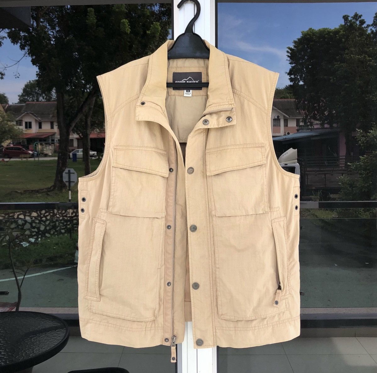 Eddie Bauer Eddie Bauer Travex Safari Travel Full Zip Snap Khaki Vest Size US M / EU 48-50 / 2 - 13 Thumbnail