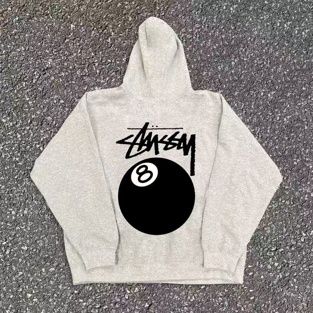 Vintage Grey Street Wash Retro Table Tennis Print Hoodie Size US M / EU 48-50 / 2 - 1 Thumbnail