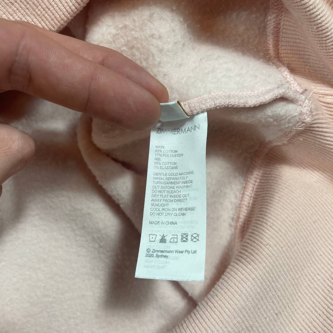 Zimmermann Vintage Y2K Zimmermann Art Logo Luxury Boxy Hoodie Size M / US 6-8 / IT 42-44 - 14 Thumbnail