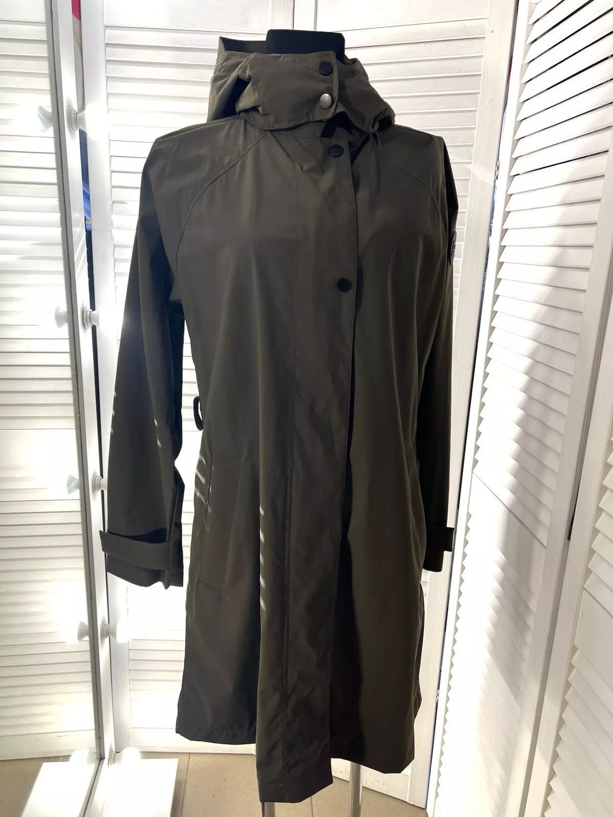 Woolrich Woolen Mills Woolrich Fayette Light Coat Green Membrane Women’s – Size M Size M / US 6-8 / IT 42-44 - 4 Thumbnail