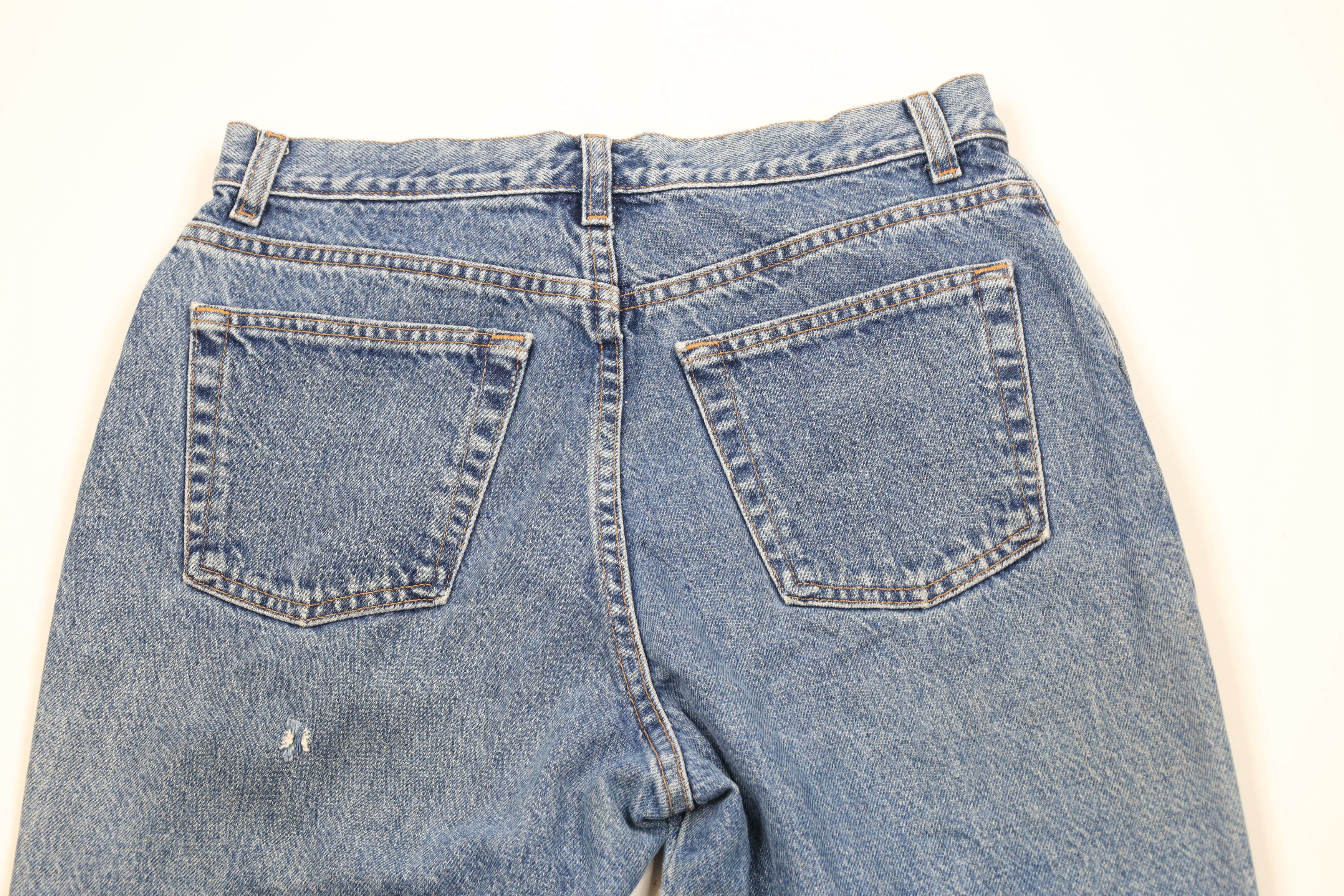 Gap Vintage 90s Gap Distressed Ankle Tapered Leg Denim Jeans USA Size 34" / US 12 / IT 48 - 10 Thumbnail