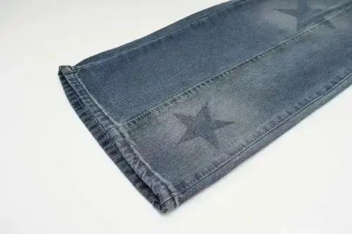 Jean washed fade distressed flare pants Size US 28 / EU 44 - 3 Thumbnail