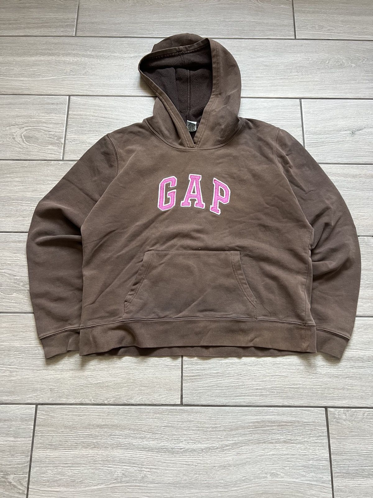 Gap Vintage GAP Hoodie Streetwear Hype Y2K 00s Boxy Skate Size US L / EU 52-54 / 3 - 2 Thumbnail