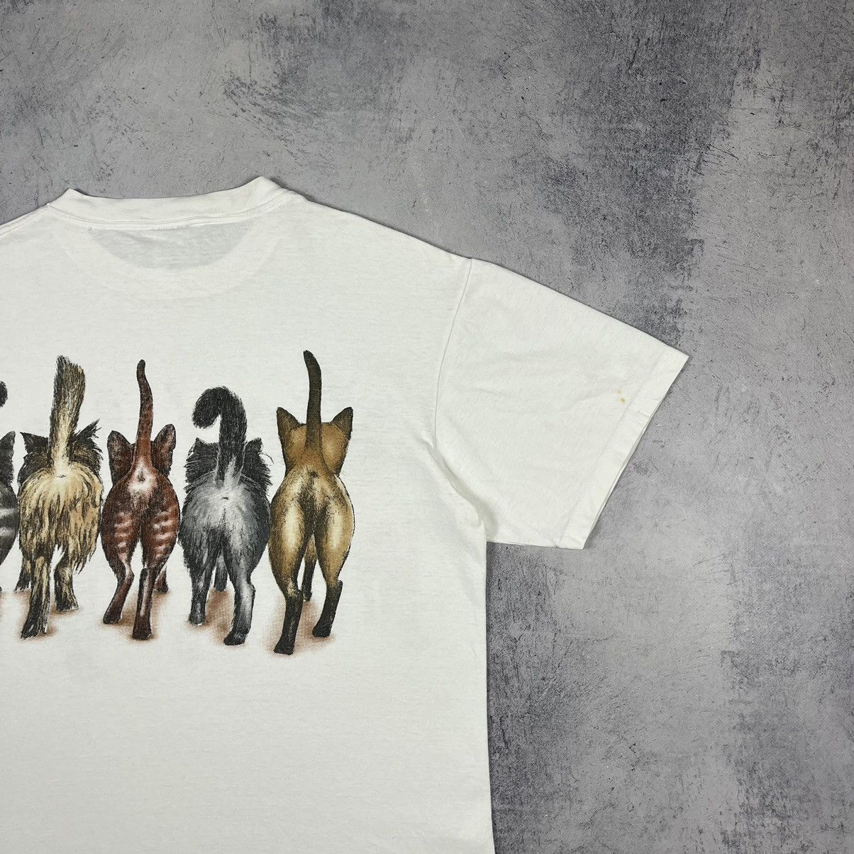 Vintage Vintage Cat’s humor cute graphic tee 90’s Size US L / EU 52-54 / 3 - 18 Thumbnail