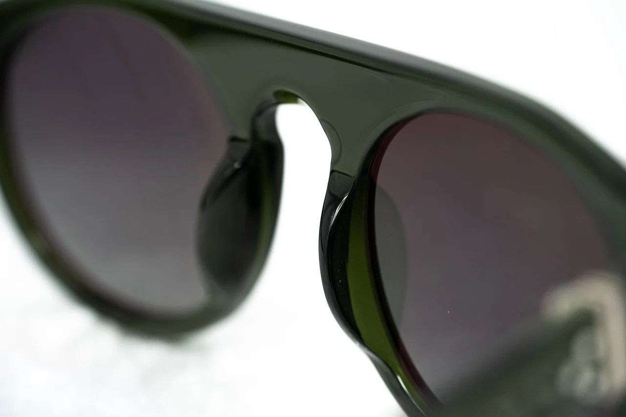 Ann Demeulemeester Ann Demeulemeester Sunglasses Green and Green Graduated Size ONE SIZE - 8 Thumbnail