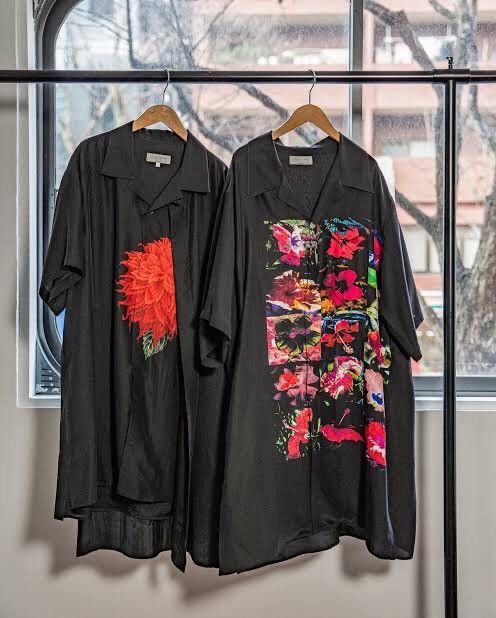 Yohji Yamamoto NWT Yohji Yamamoto Pour Homme Flashi PKB Flower Silk Shirt Size US XL / EU 56 / 4 - 11 Thumbnail