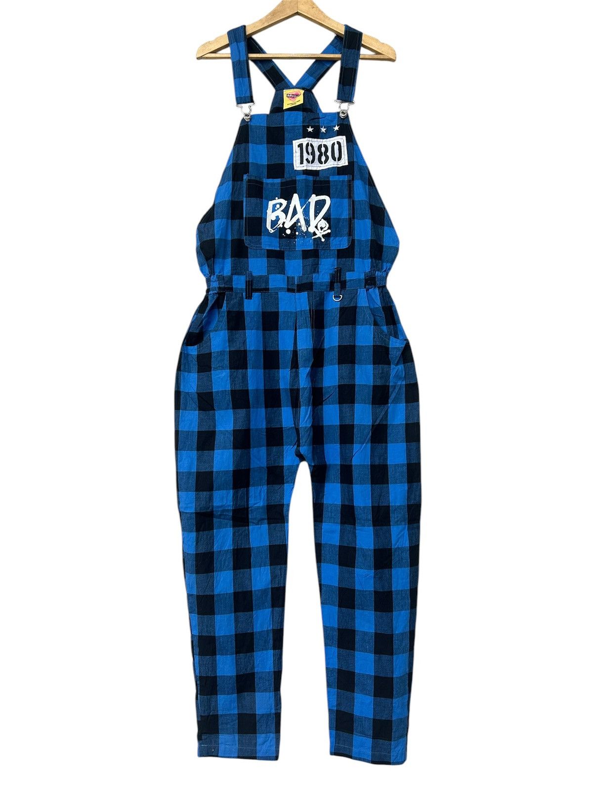 Hysteric Glamour Super Lovers Tokyo Blue Checkered Coverall Size US 32 / EU 48 - 1 Thumbnail