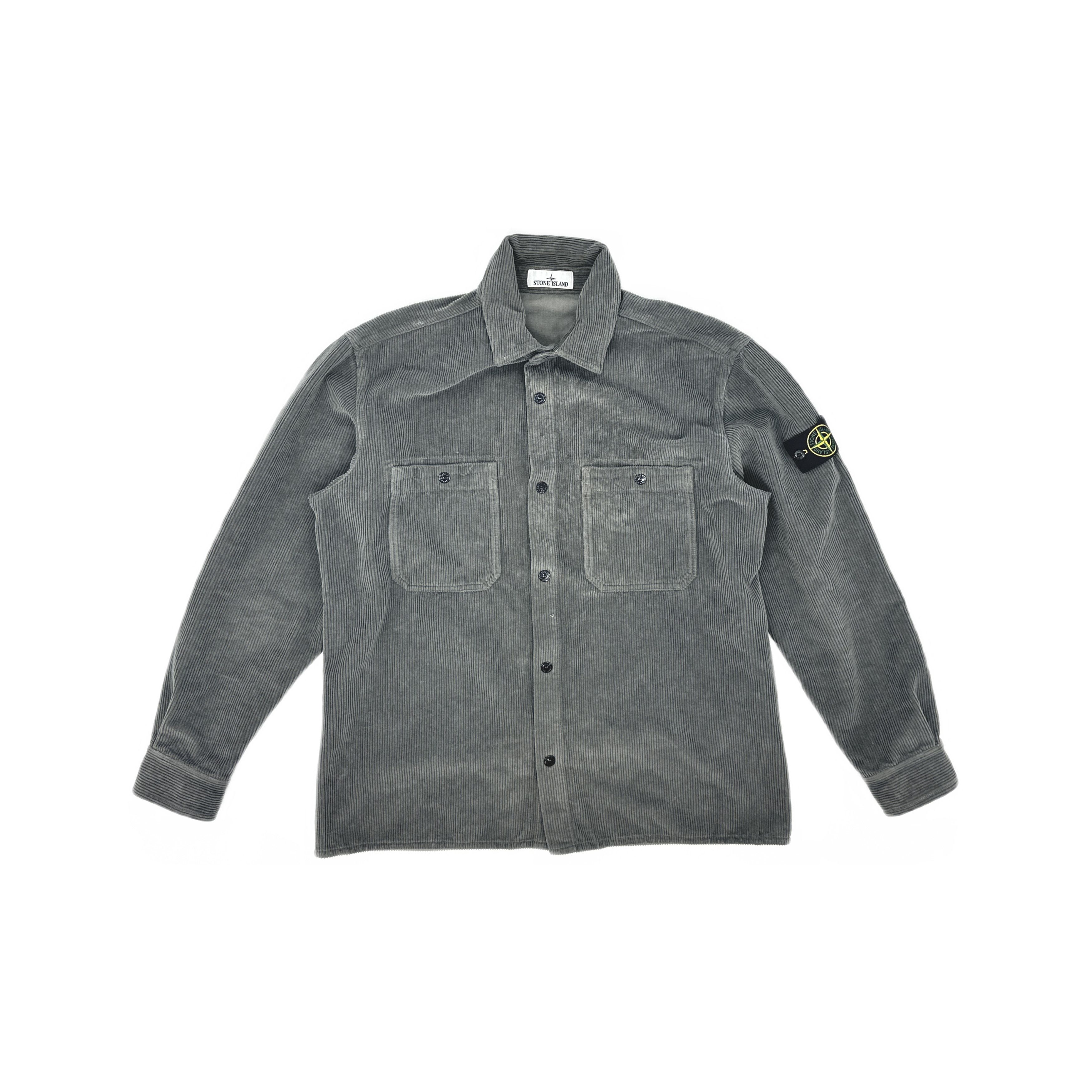 Stone Island Stone Island Corduroy Button Up Shirt XL Size US XL / EU 56 / 4 - 1 Thumbnail