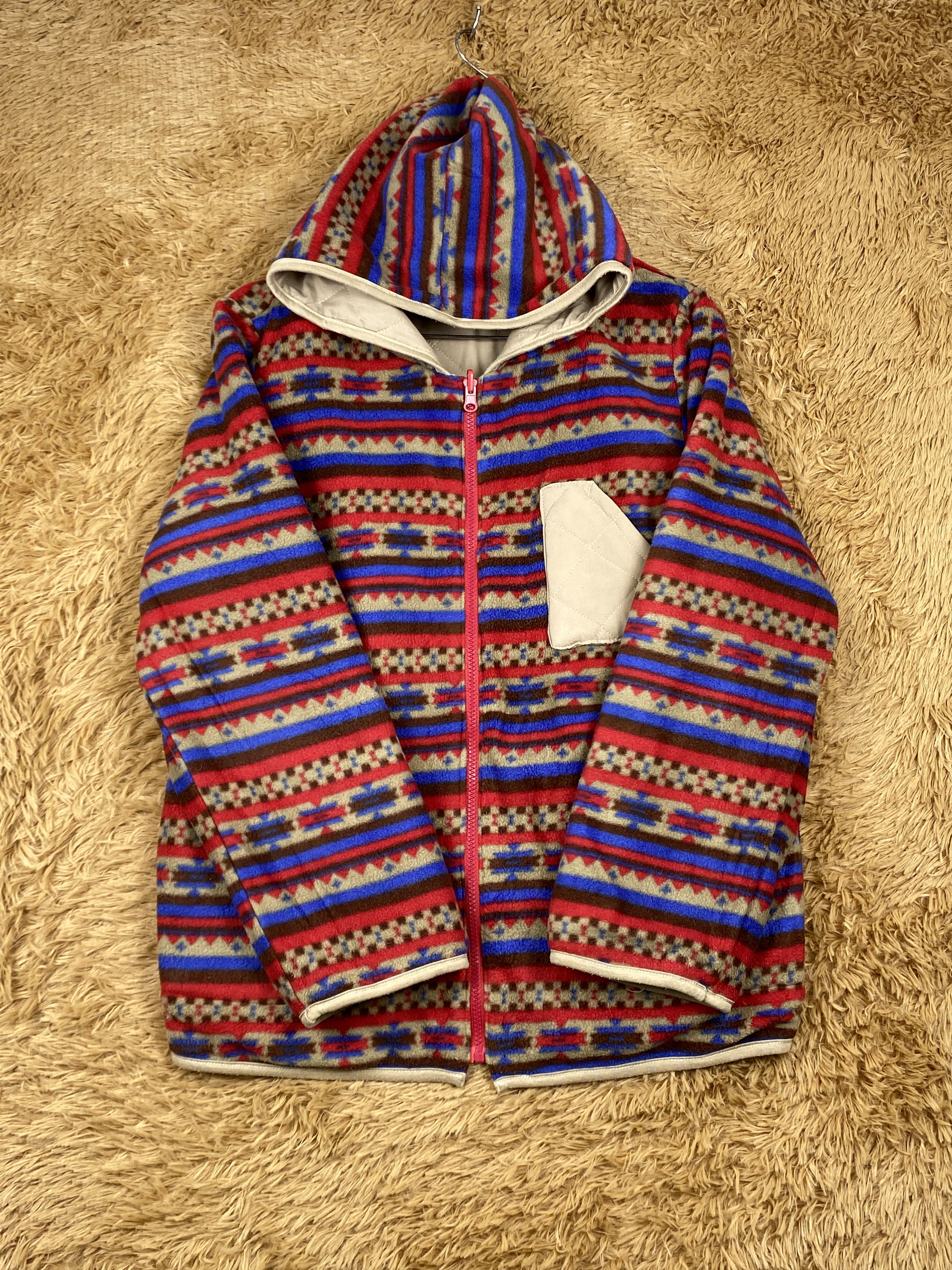 Japanese Brand Vintage Japanese Brand Reversible Navajo Aztec Jacket J1788 Size US S / EU 44-46 / 1 - 2 Thumbnail