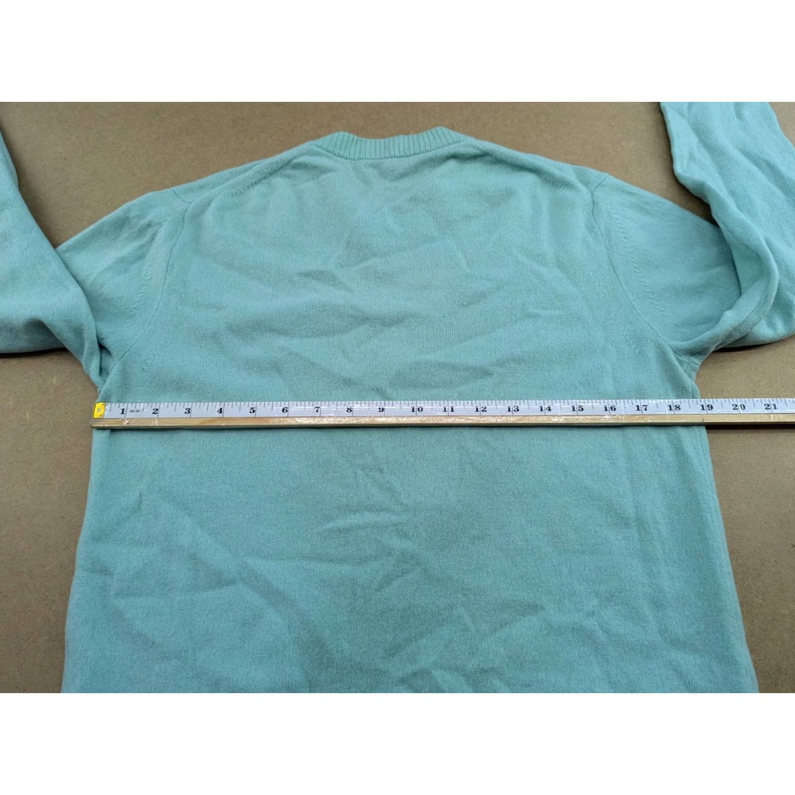 Acne Studios Acne Studios Nalon Face Sweater Mens Medium Teal Wool Crewneck Jumper Knit Pullover Casual - Mens Size US M / EU 48-50 / 2 - 7 Thumbnail