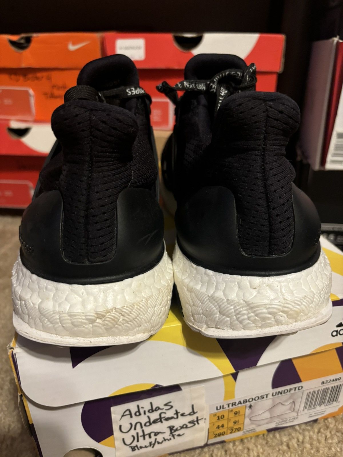 Adidas Adidas Undefeated ultra boost size 10 Size US 10 / EU 43 - 8 Thumbnail