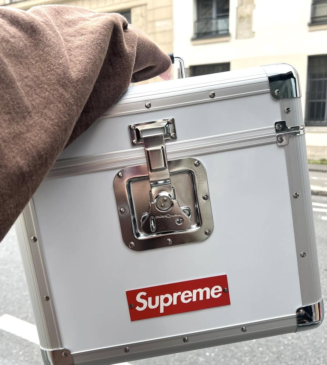 Supreme Odyssey Record Case “White “ Supreme Odyssey Record Case (SS25) - $148