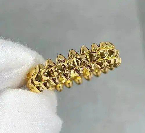 Jewelry x Ring Gold Plated 925 Sterling Silver Rivet Ring ( Size 5 To 11), Men's