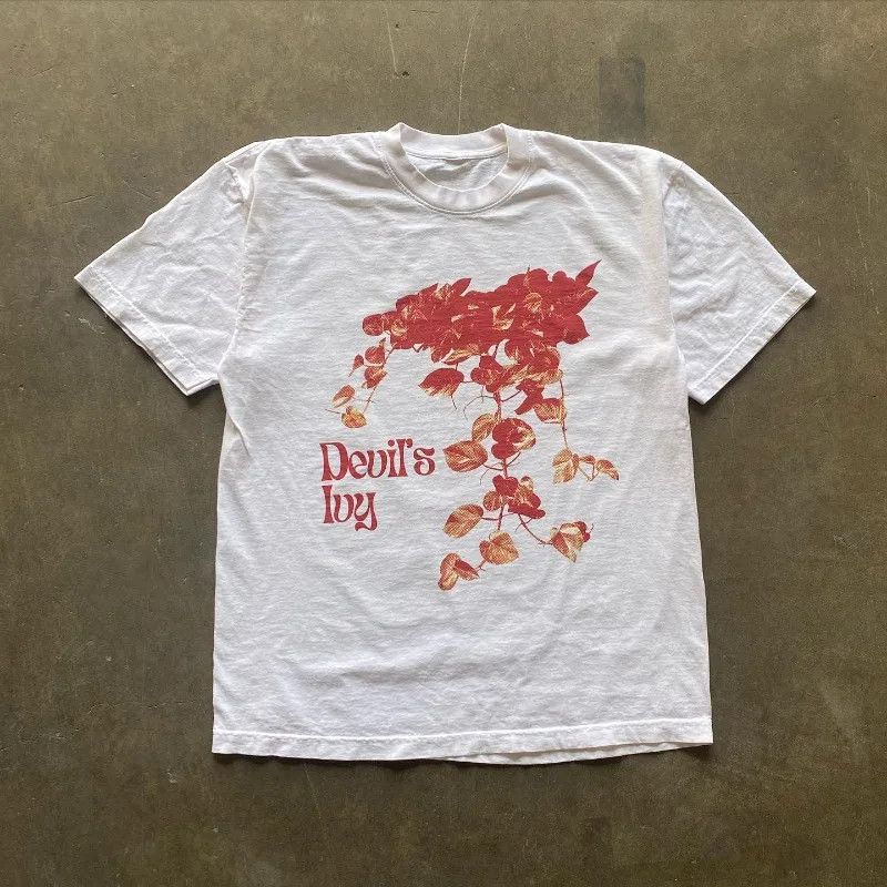 Vintage Y2k Devil Flowers Size US XL / EU 56 / 4 - 3 Thumbnail