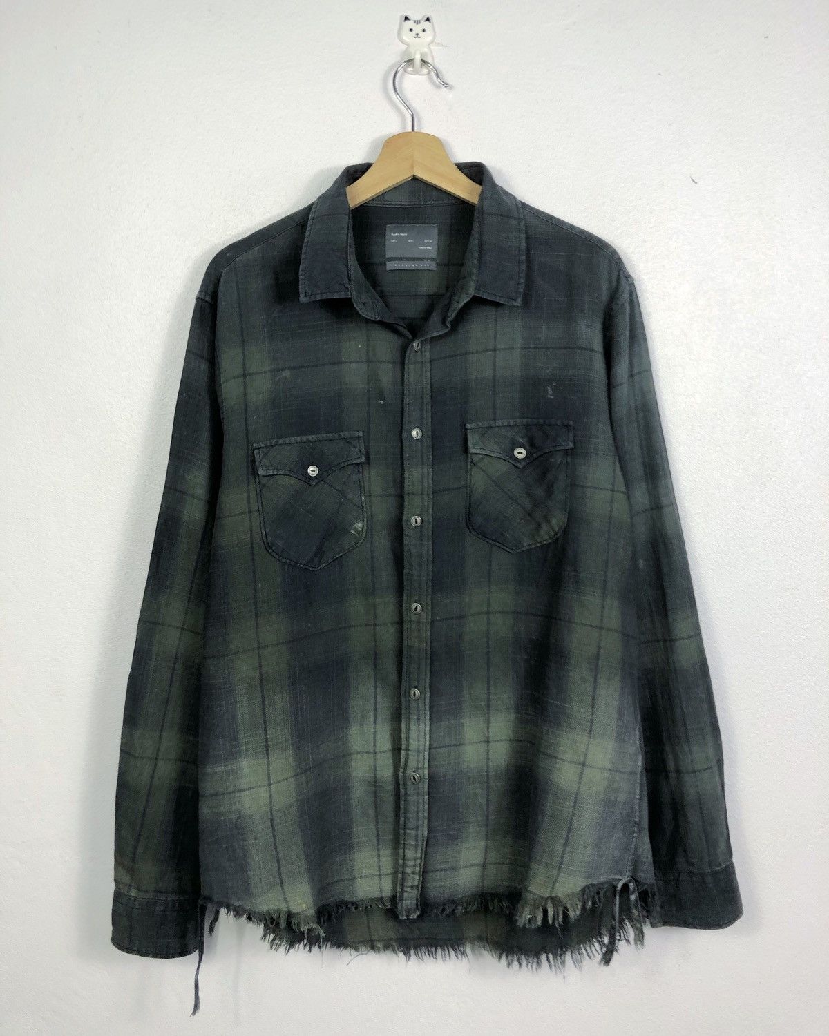 Zara Rare Zara Man Flannel Button Ups Shirt Size US L / EU 52-54 / 3 - 1 Thumbnail