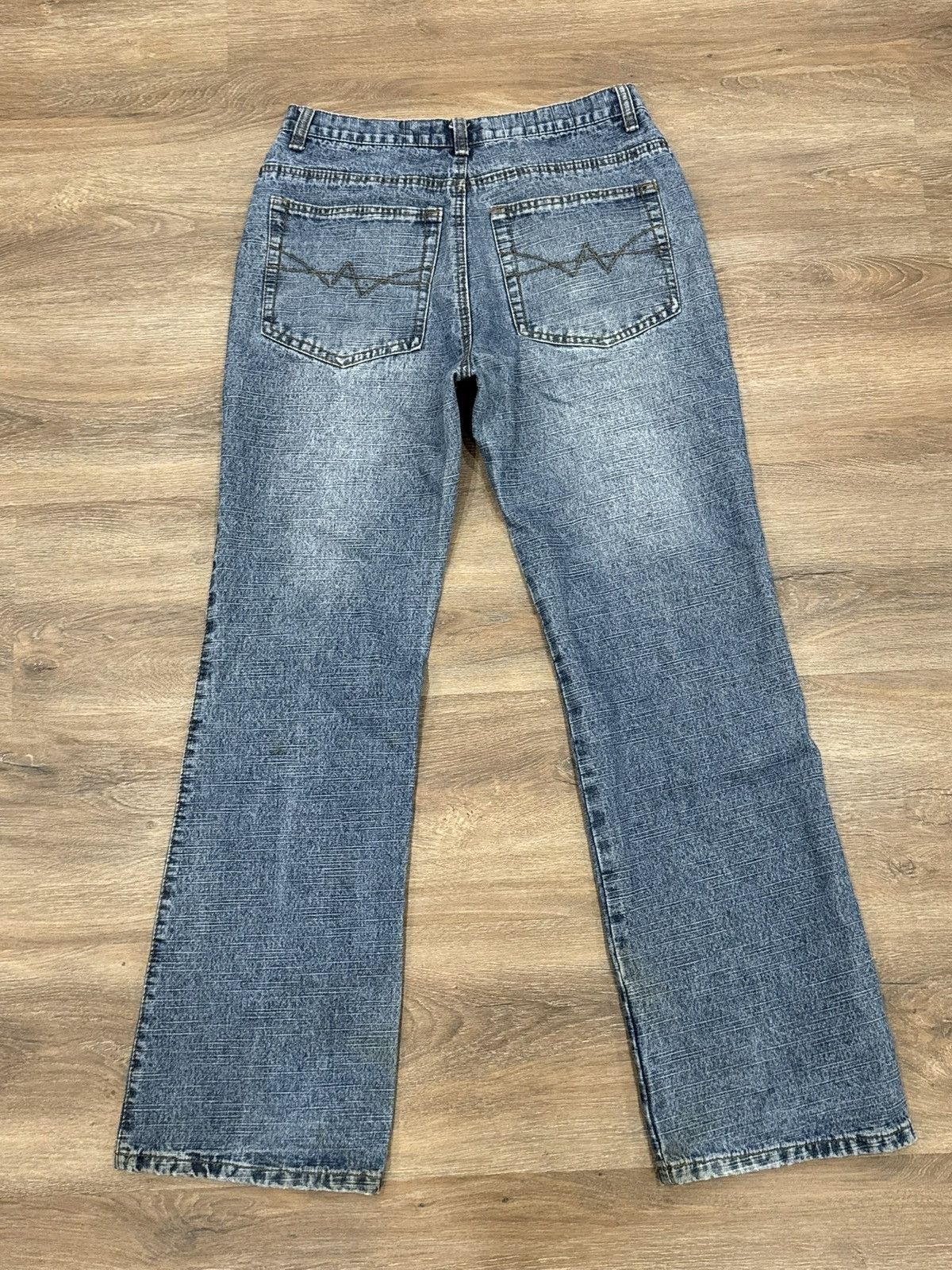 Vintage Vintage Y2K Bootcut Faded Blue Denim Jeans Baggy Wash Size US 32 / EU 48 - 2 Thumbnail