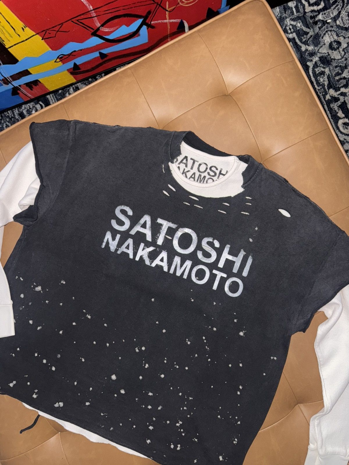 Satoshi Nakamoto Satoshi nakamoto double layered thermal t shirt Size US L / EU 52-54 / 3 - 2 Thumbnail