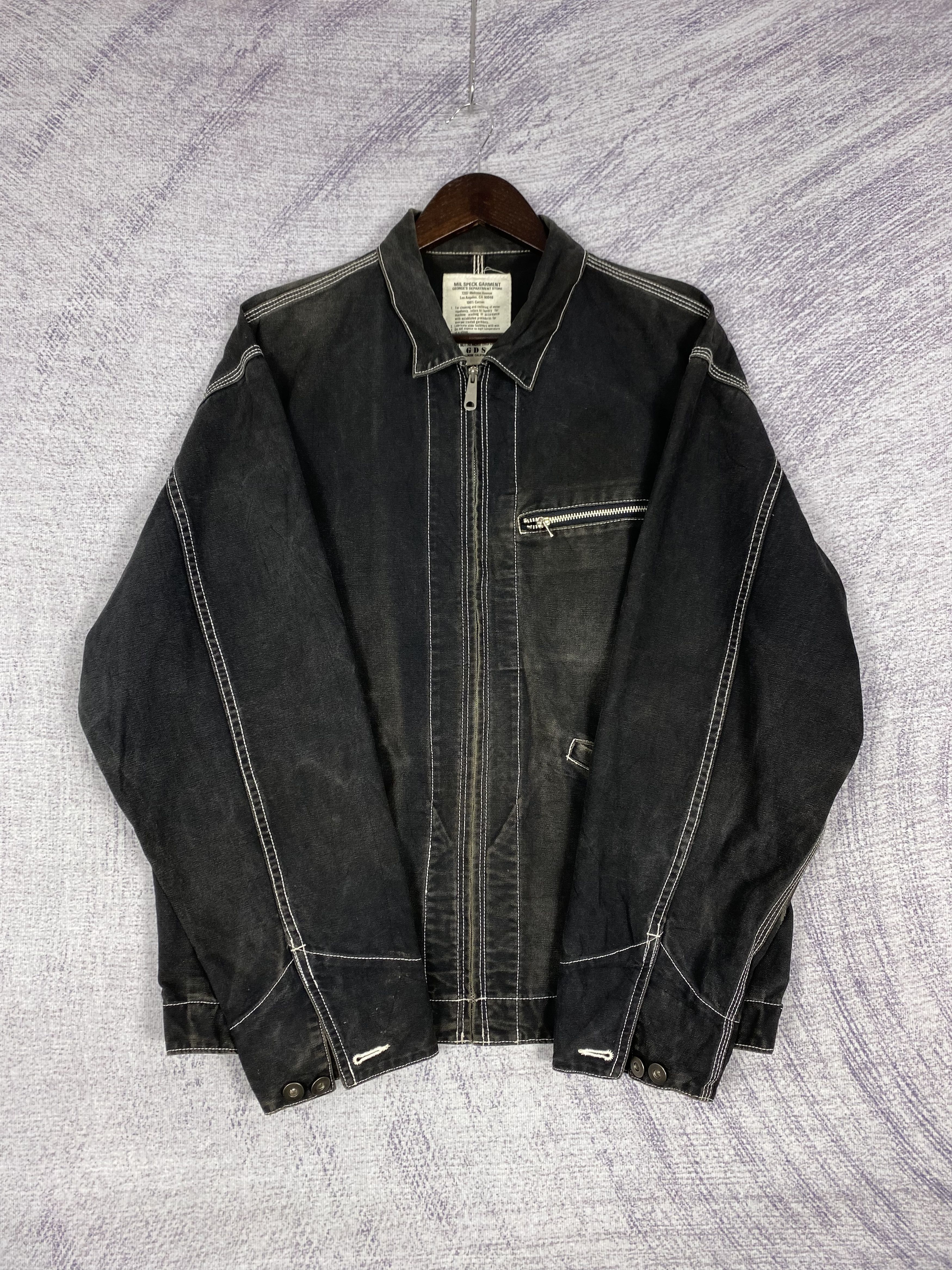 Melrose Vintage Melrose Zip Up Long Sleeve Denim Jacket Size US M / EU 48-50 / 2 - 5 Thumbnail
