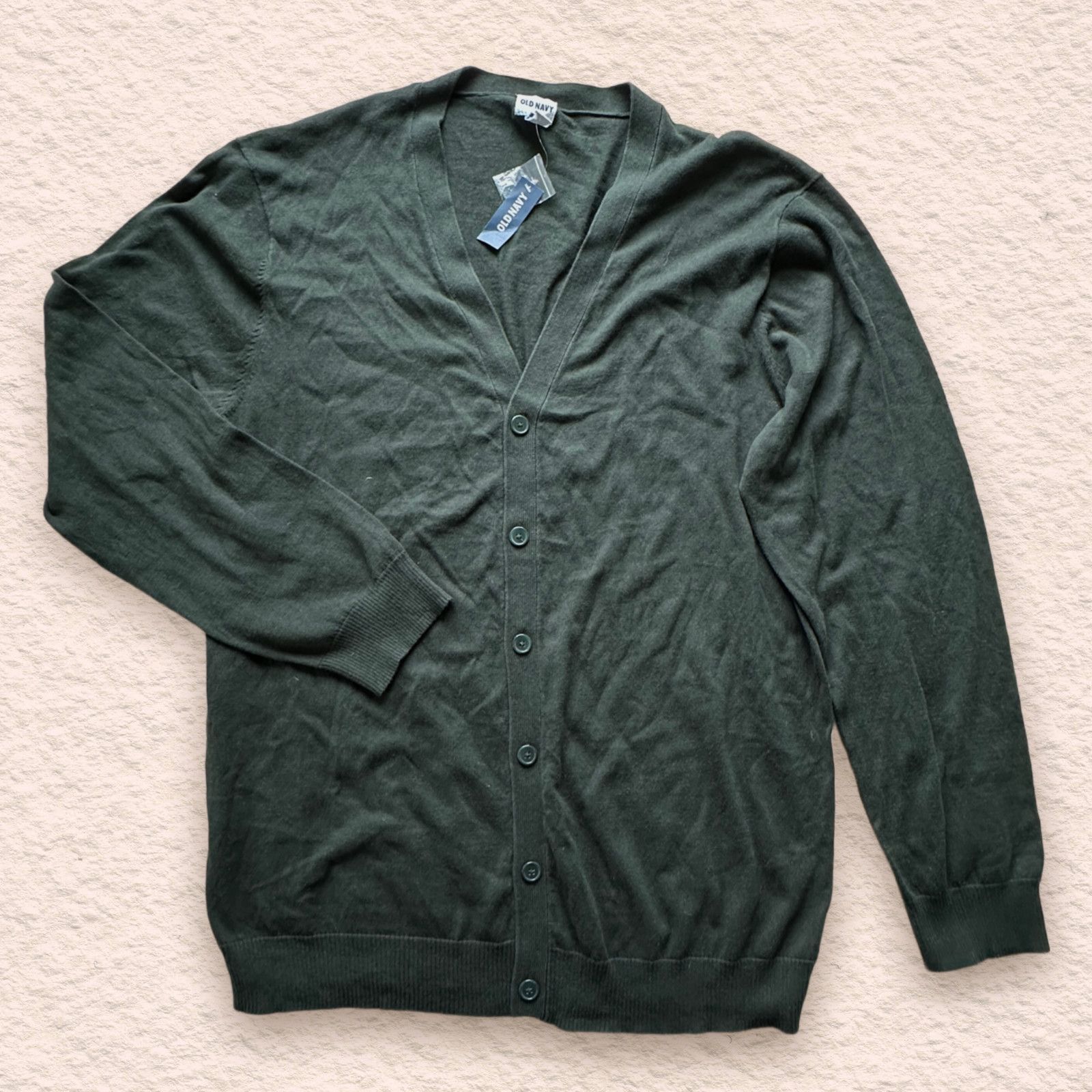 Old Navy OLD NAVY Cotton green front button Sweater men size Tall XXL Size US XXL / EU 58 / 5 - 1 Thumbnail