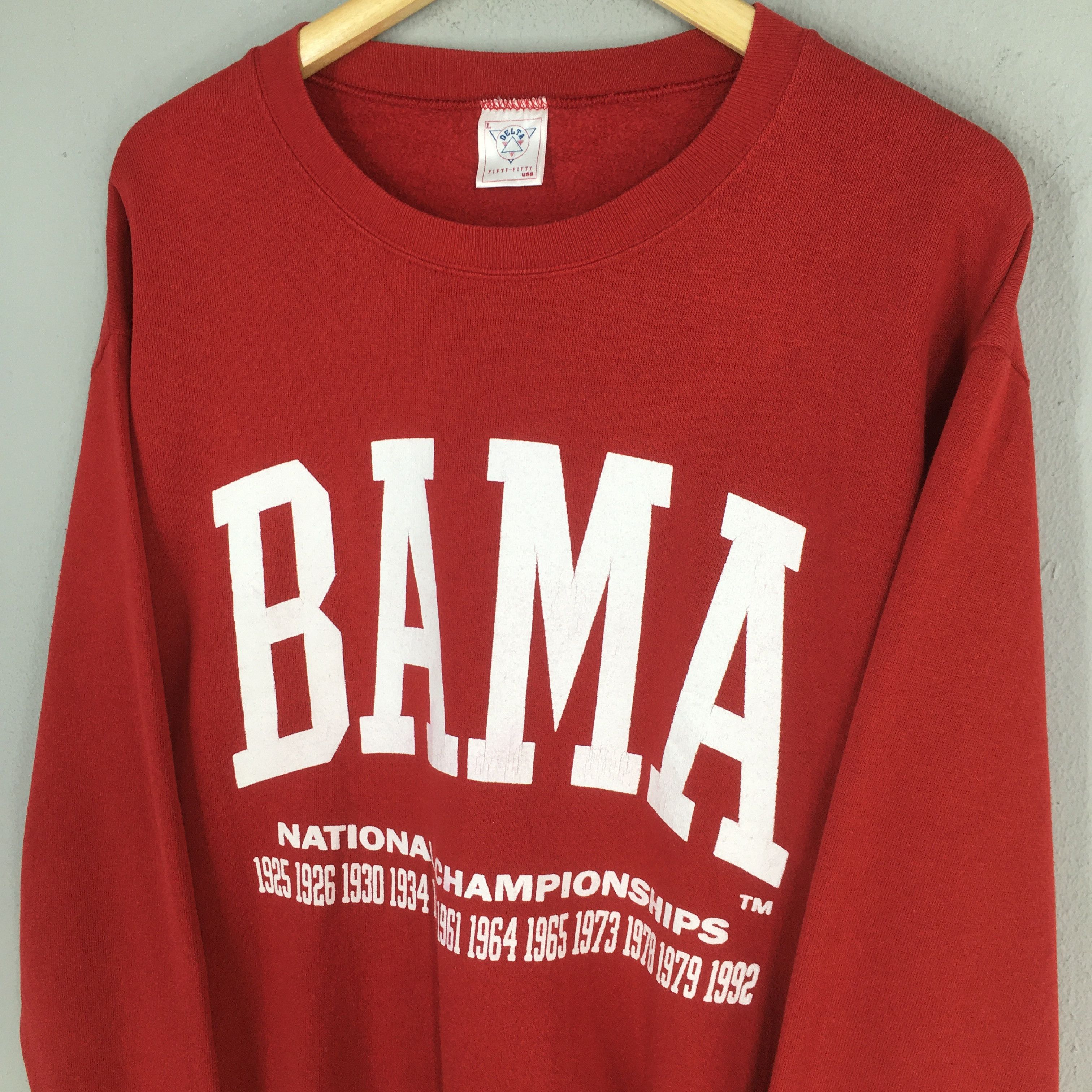 NCAA Vintage Alabama University Sweatshirt Large Size US L / EU 52-54 / 3 - 3 Thumbnail