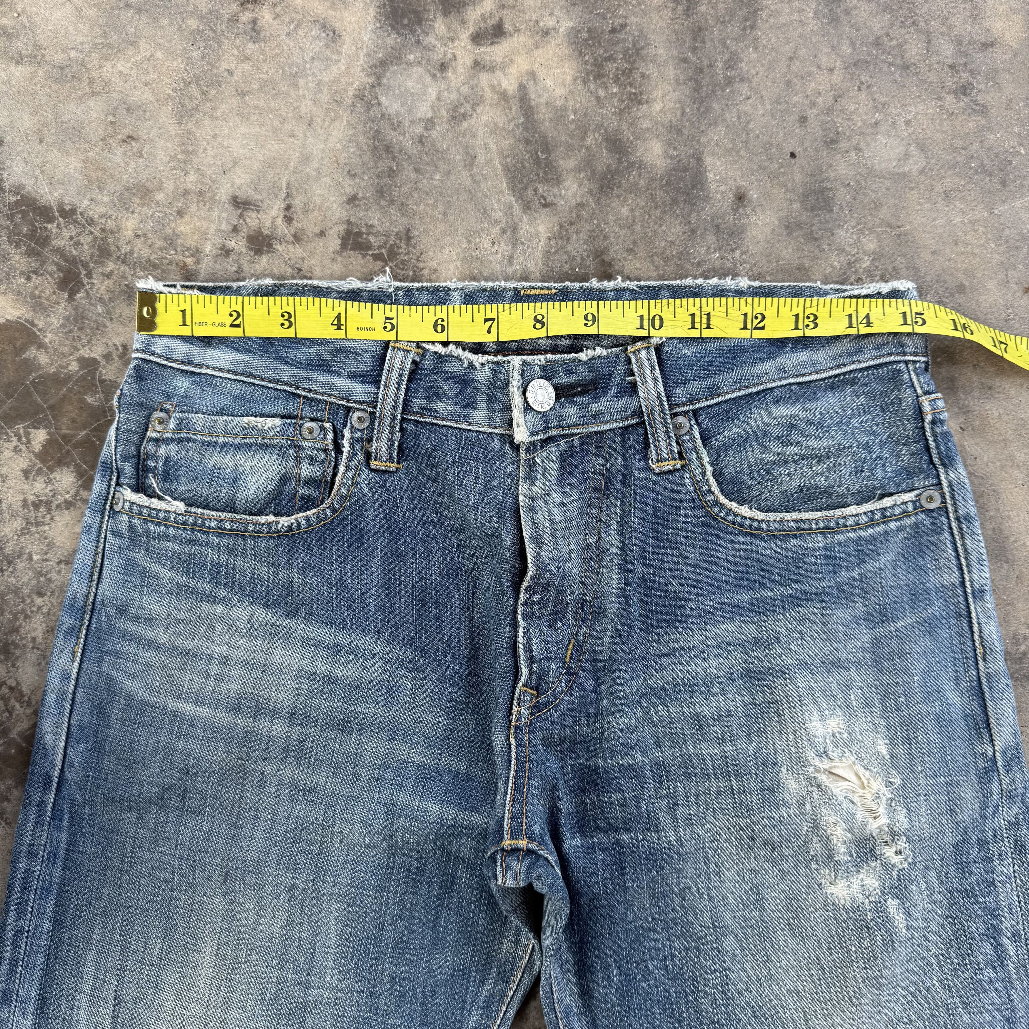 Edwin vintage Edwin distressed denim Jean pants Size US 30 / EU 46 - 5 Thumbnail