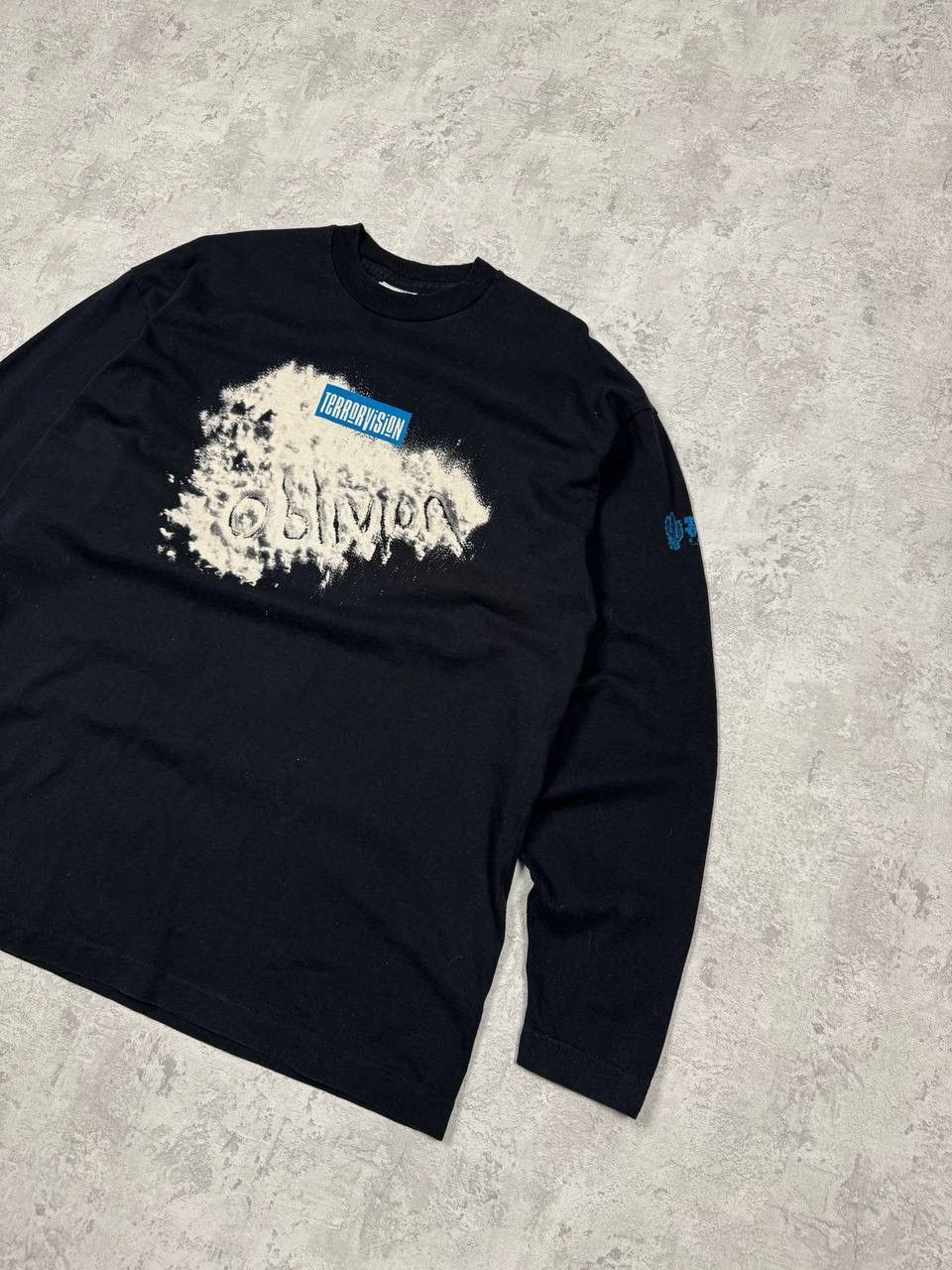 Band Tees RARE Vintage The Terrorvision Oblivion Black Long Sleeve Size US XL / EU 56 / 4 - 2 Thumbnail