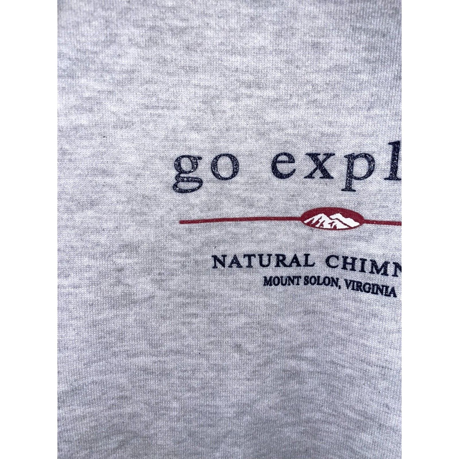 Jerzees Vintage Natural Chimneys Sweatshirt Virginia Crewneck 90s L Size US L / EU 52-54 / 3 - 3 Thumbnail