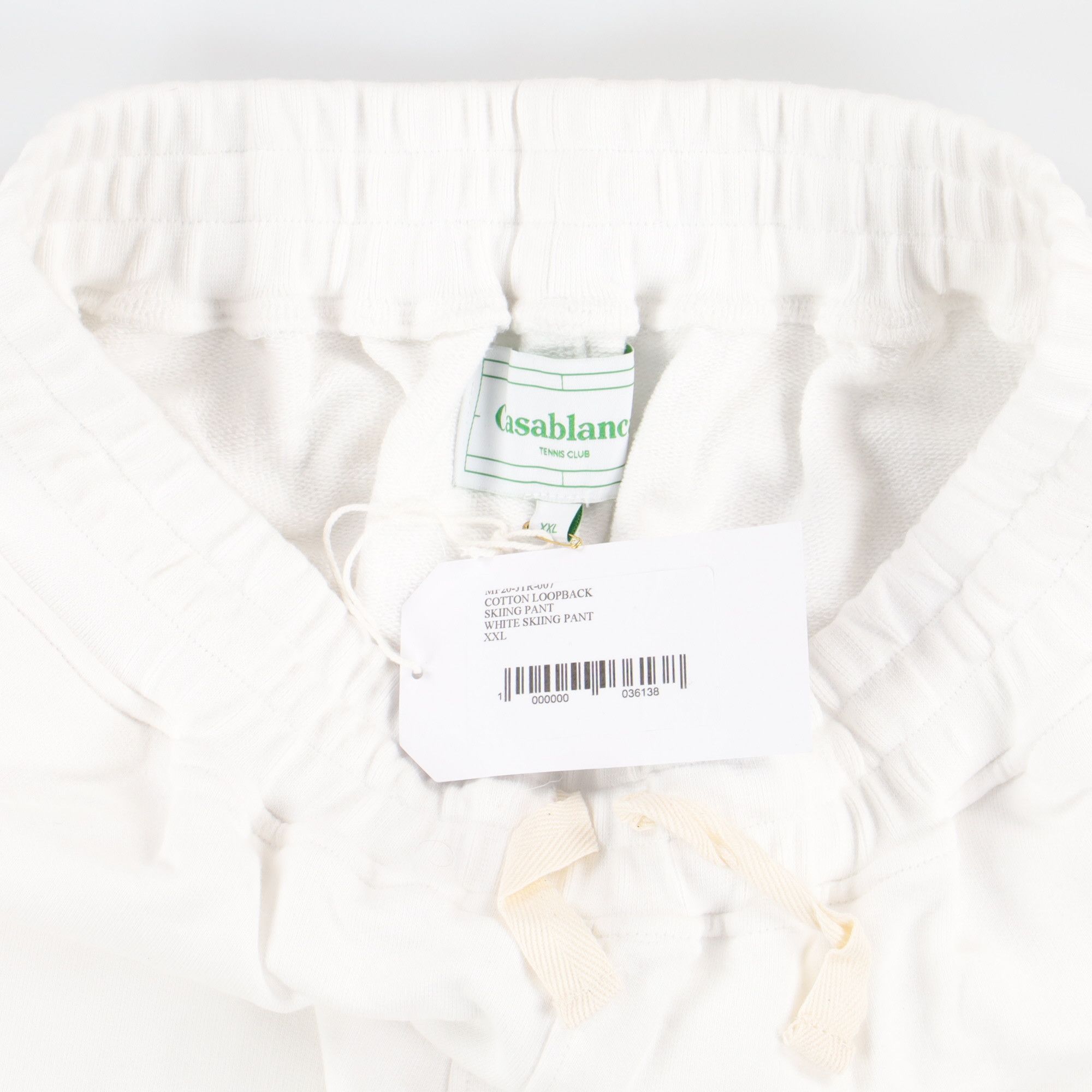 Casablanca White Embroidered Skiing Logo Sweatpants Size 38" / US 16 / IT 52 - 5 Thumbnail